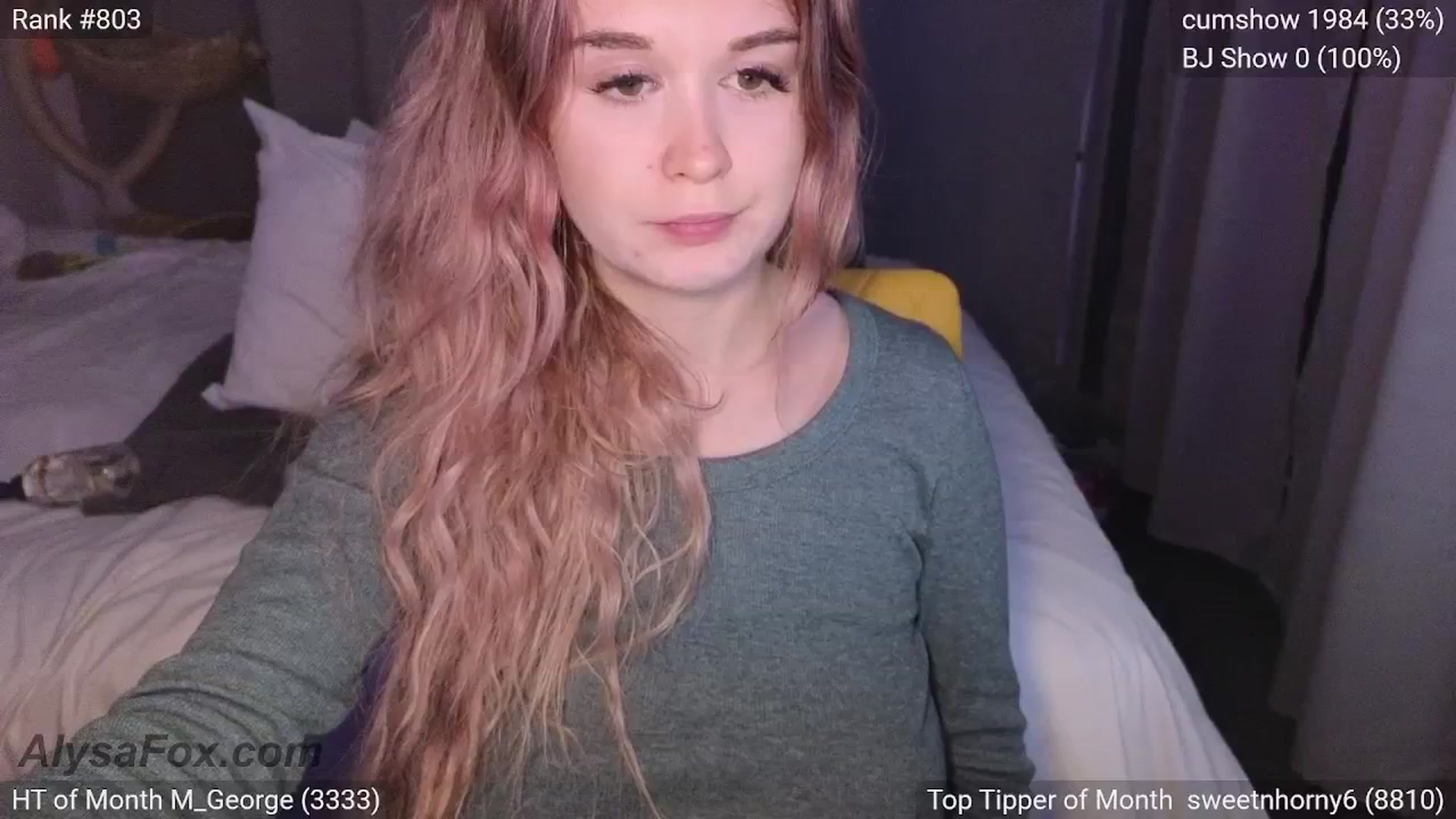Gallery image thumbnail from AlysaFoxUK's myfreecams stream on, 04/13/2025, 22:58 image 20 of 20