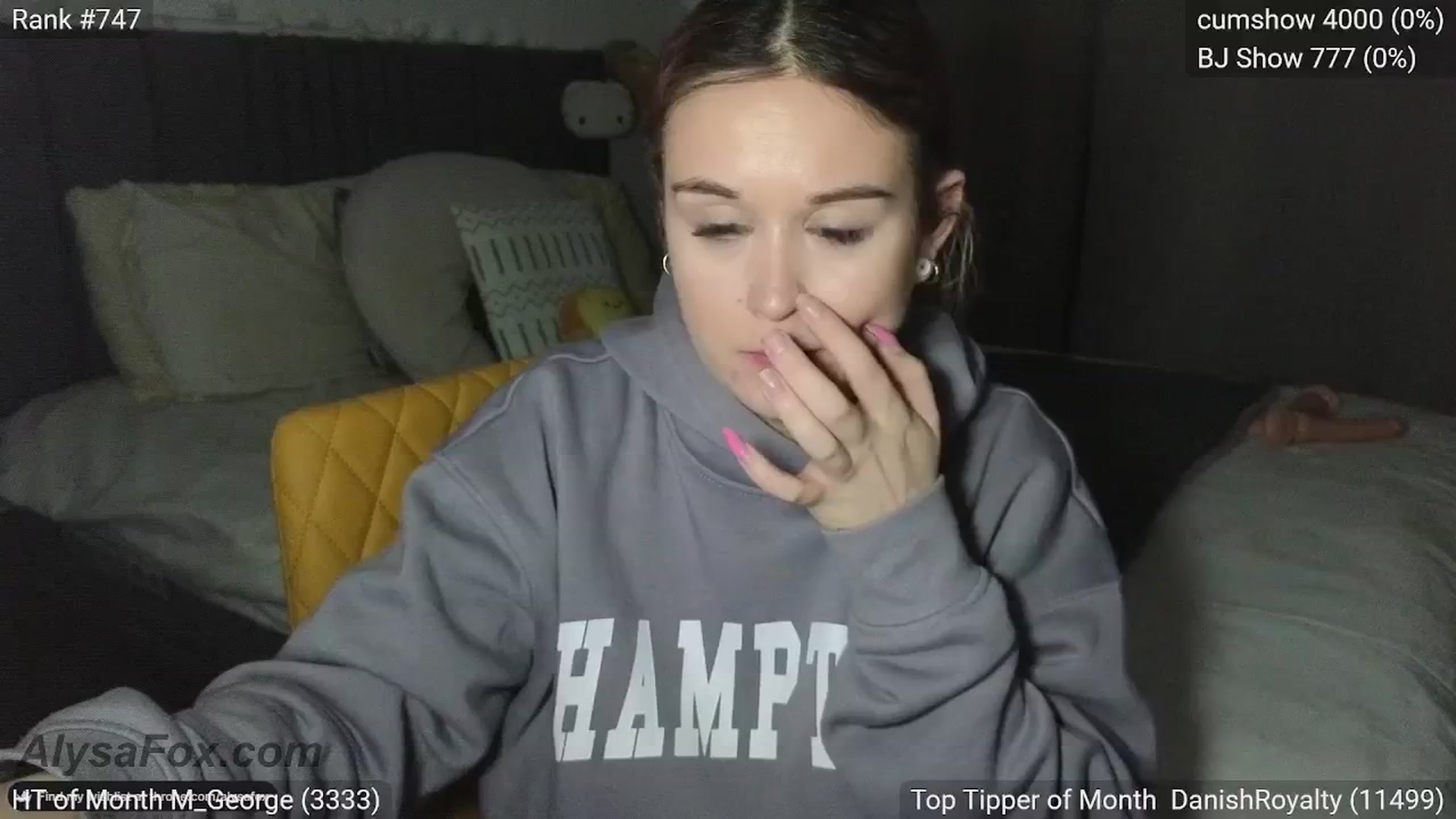 Gallery image thumbnail from AlysaFoxUK's myfreecams stream on, 04/17/2025, 21:10 image 5 of 20