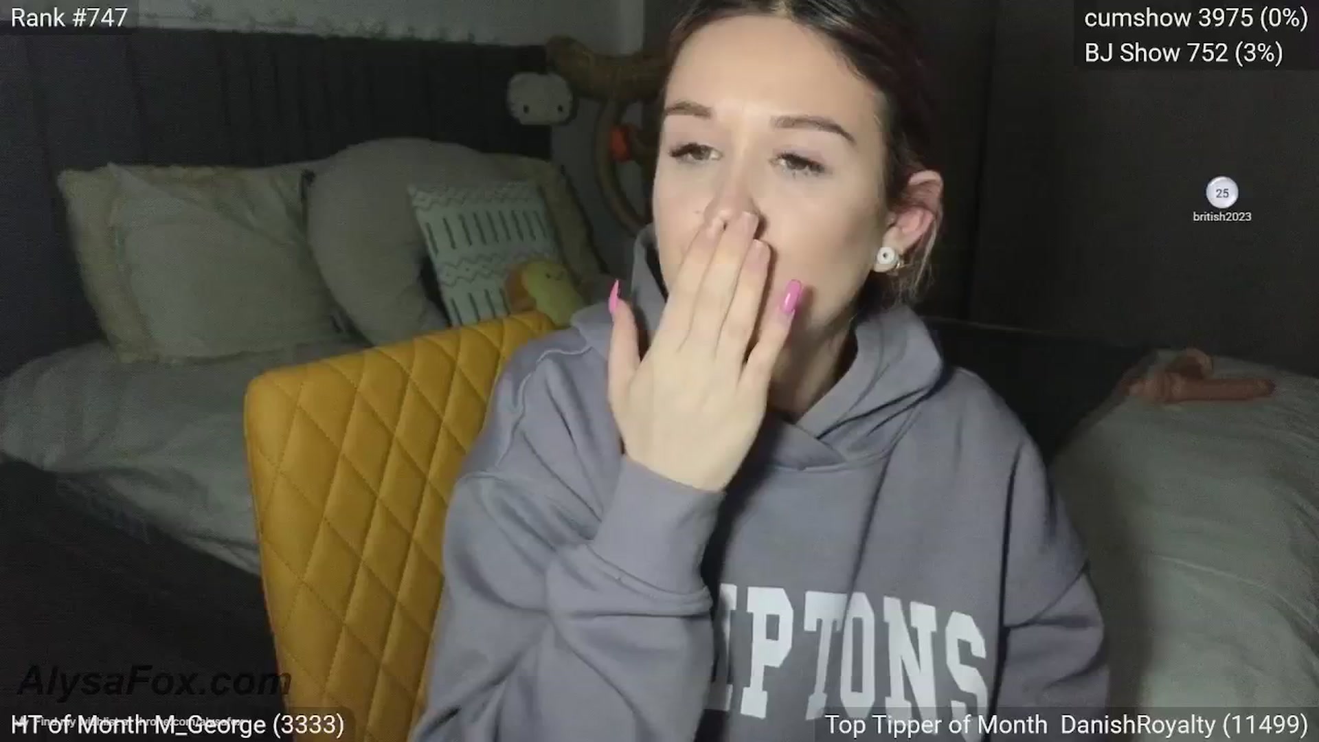 Gallery image thumbnail from AlysaFoxUK's myfreecams stream on, 04/17/2025, 21:10 image 6 of 20