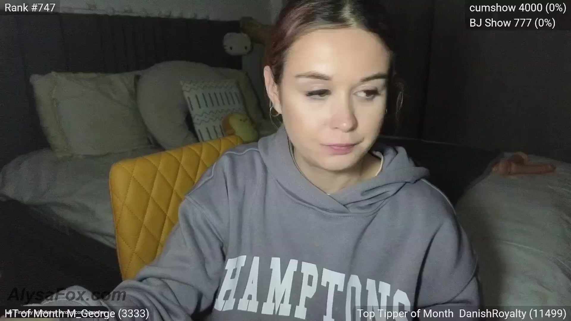 Gallery image thumbnail from AlysaFoxUK's myfreecams stream on, 04/17/2025, 21:10 image 2 of 20