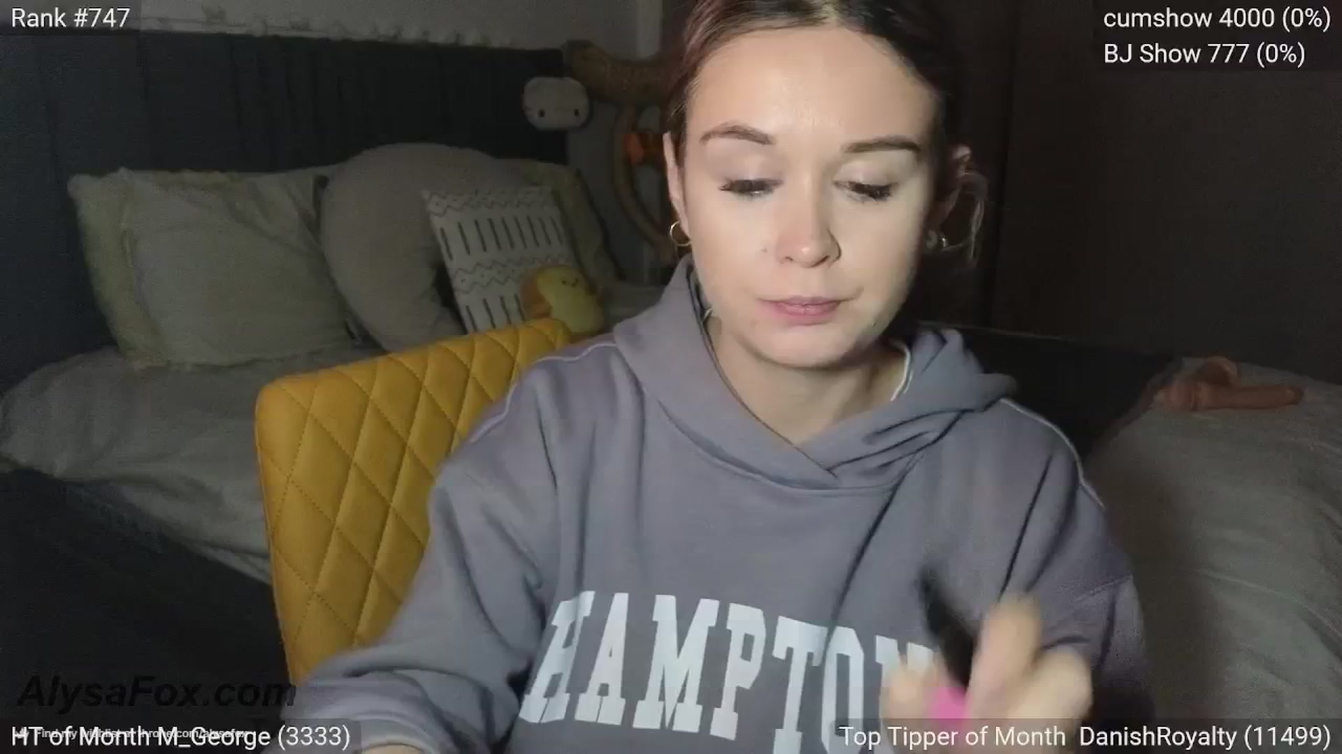 Gallery image thumbnail from AlysaFoxUK's myfreecams stream on, 04/17/2025, 21:10 image 1 of 20