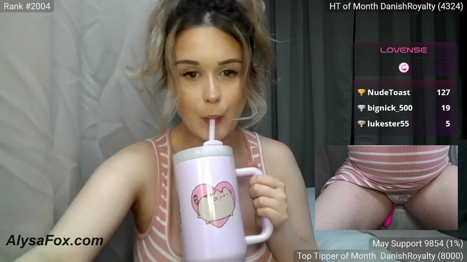 Gallery image thumbnail from AlysaFoxUK's myfreecams stream on, 05/12/2025, 21:22 image 5 of 20