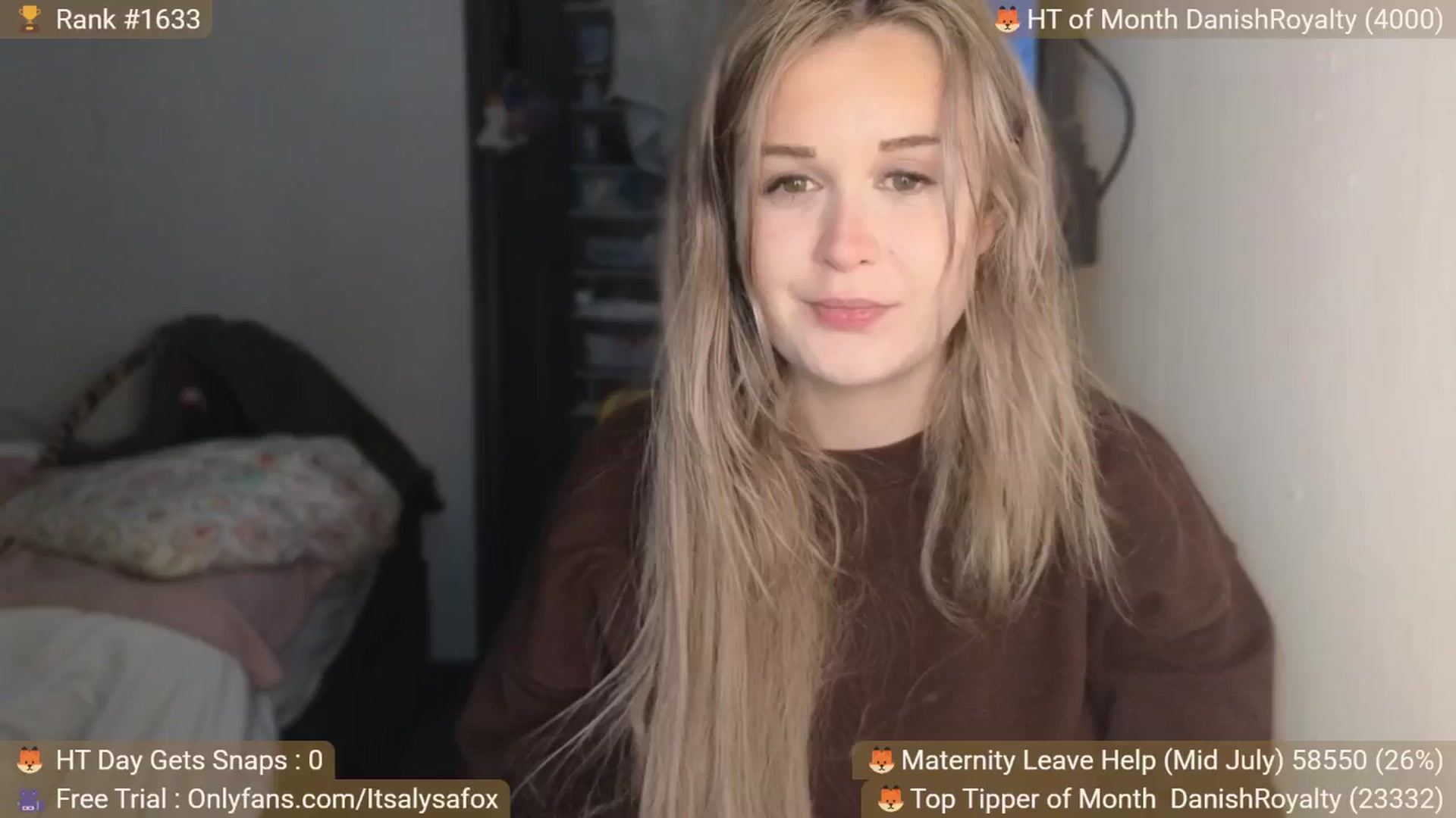 Gallery image thumbnail from Alysafox's myfreecams stream on, 06/27/2025, 22:05 image 10 of 20