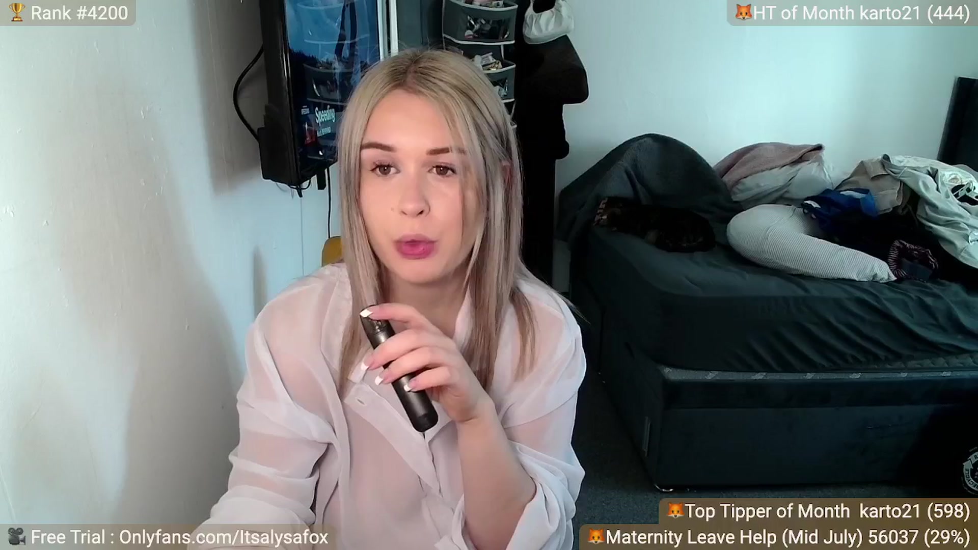 Gallery image thumbnail from Alysafox's myfreecams stream on, 07/09/2025, 20:08 image 1 of 20