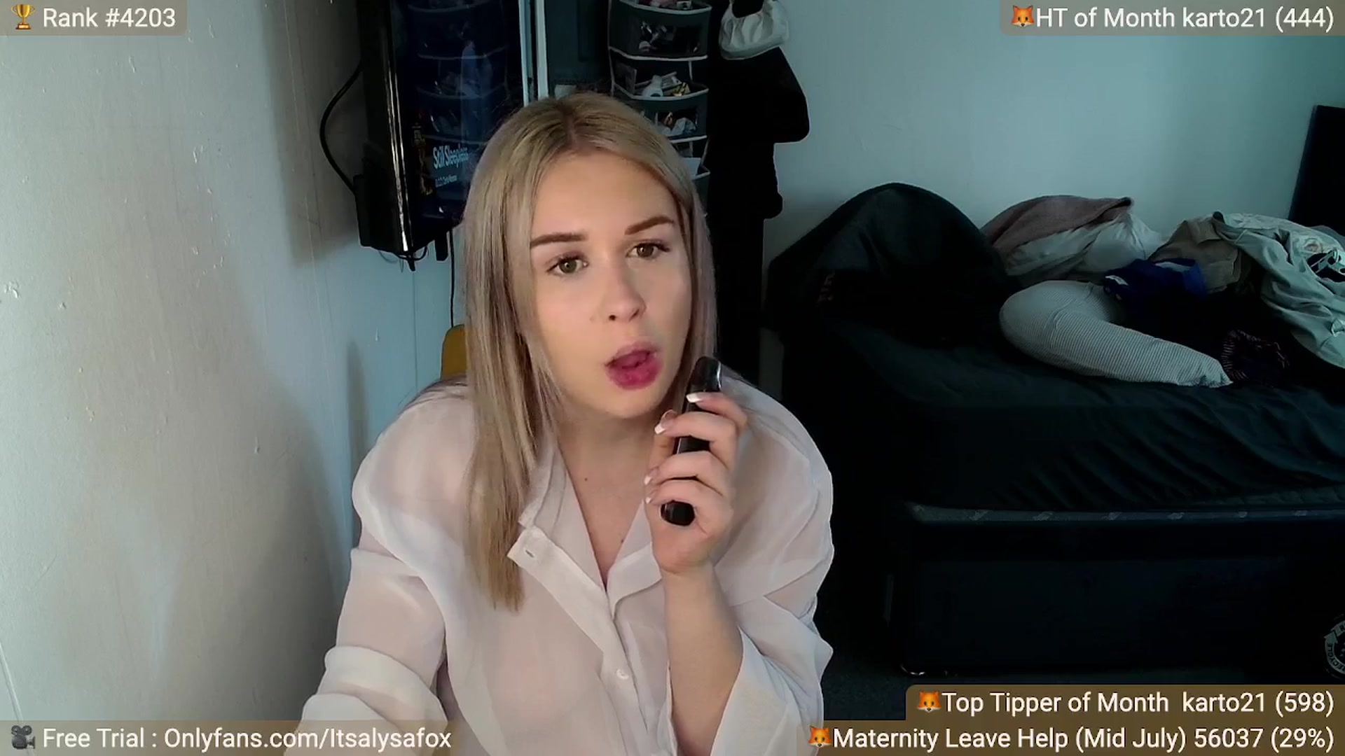 Gallery image thumbnail from Alysafox's myfreecams stream on, 07/09/2025, 20:08 image 3 of 20