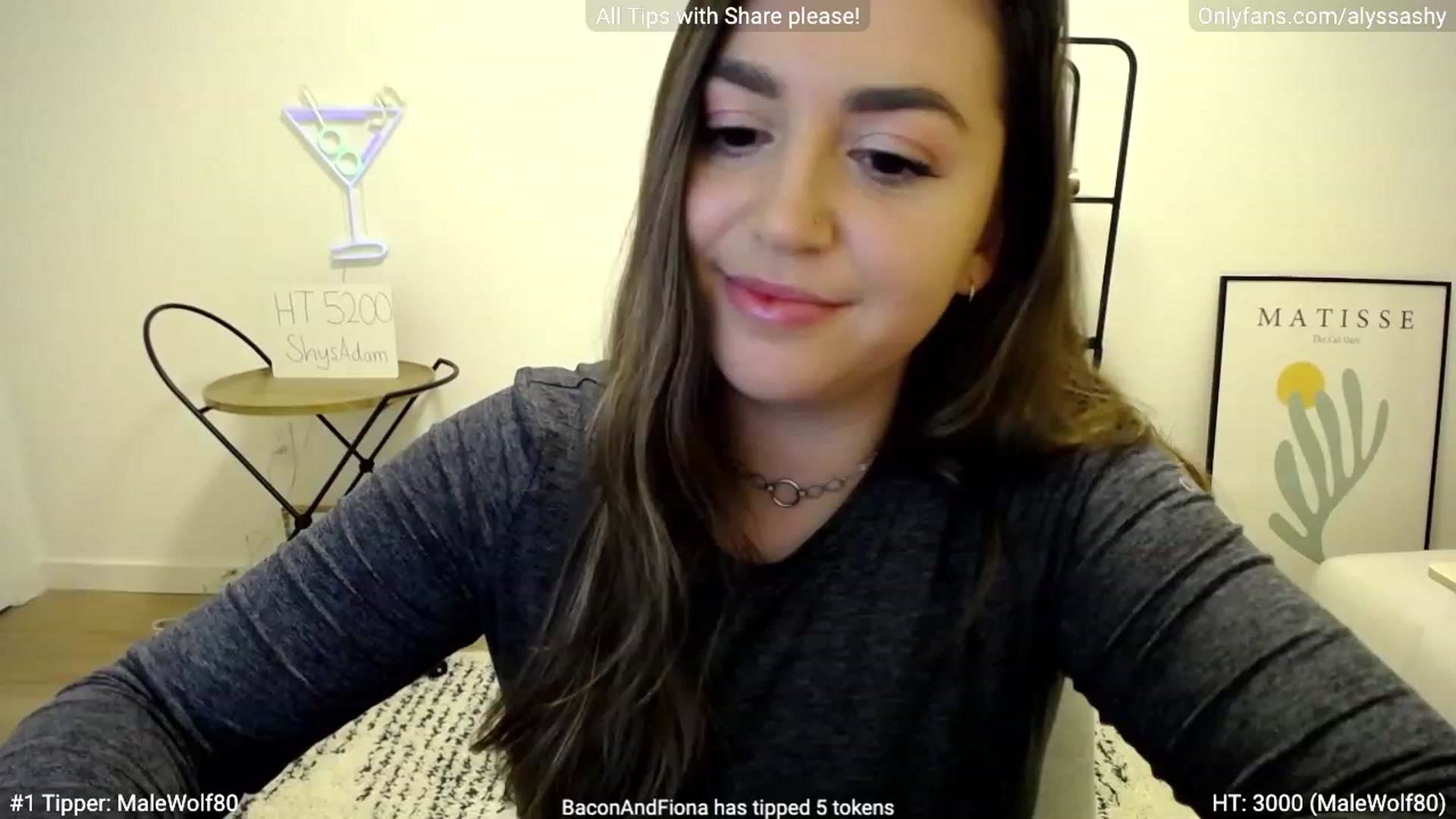 Gallery image thumbnail from AlyssaShy's myfreecams stream on, 11/15/2022, 24:19 image 1 of 20