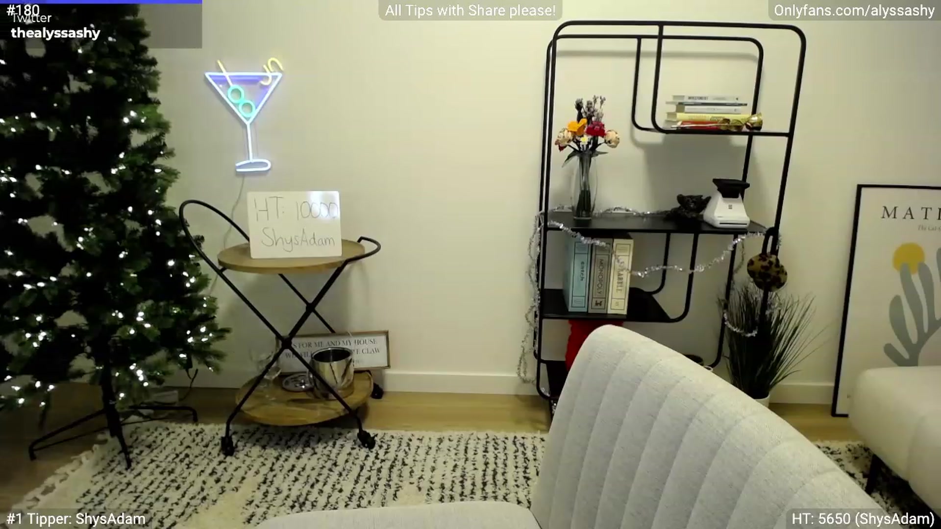 Gallery image thumbnail from AlyssaShy's myfreecams stream on, 12/01/2022, 02:07 image 20 of 20