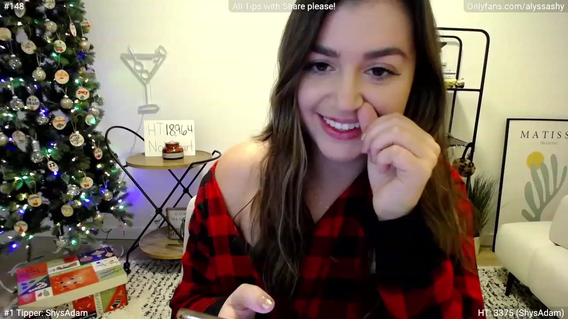 Gallery image thumbnail from AlyssaShy's myfreecams stream on, 12/20/2022, 23:48 image 2 of 20
