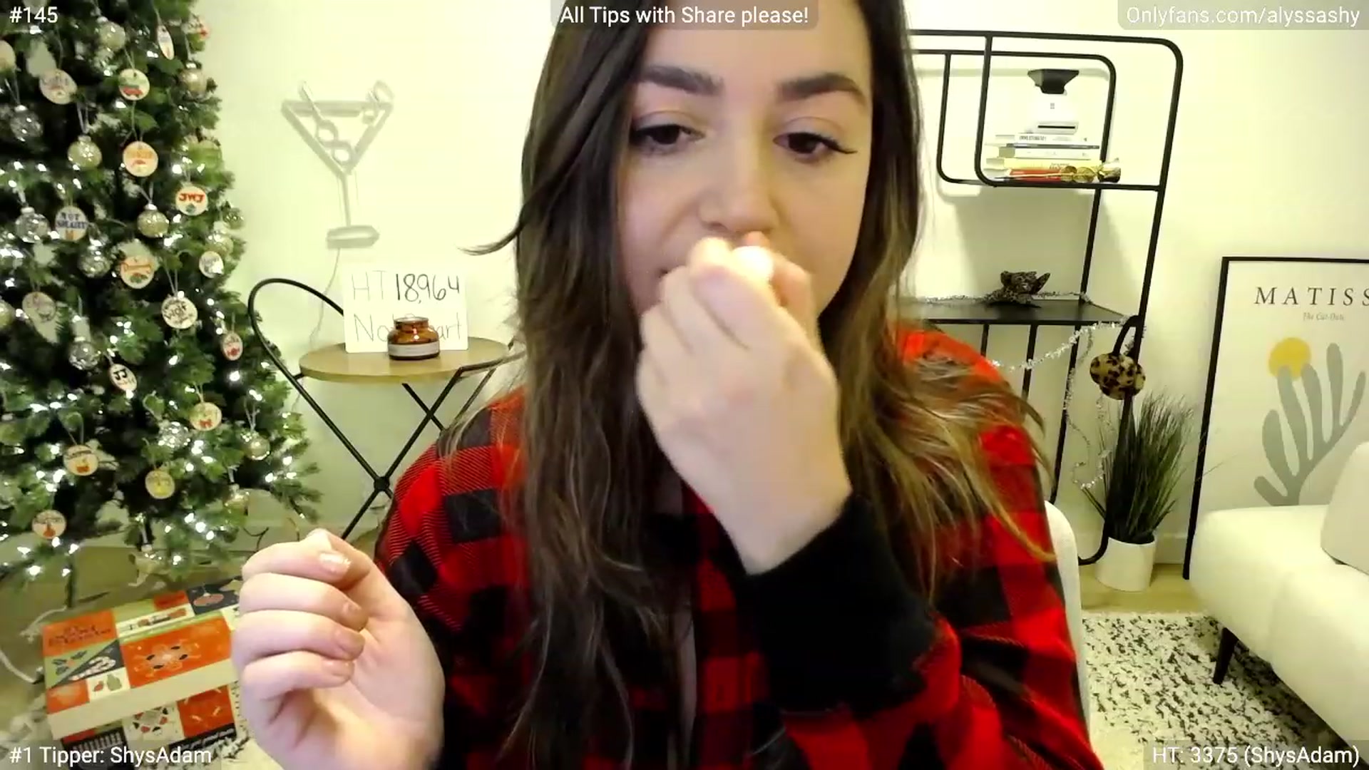 Gallery image thumbnail from AlyssaShy's myfreecams stream on, 12/20/2022, 23:48 image 12 of 20