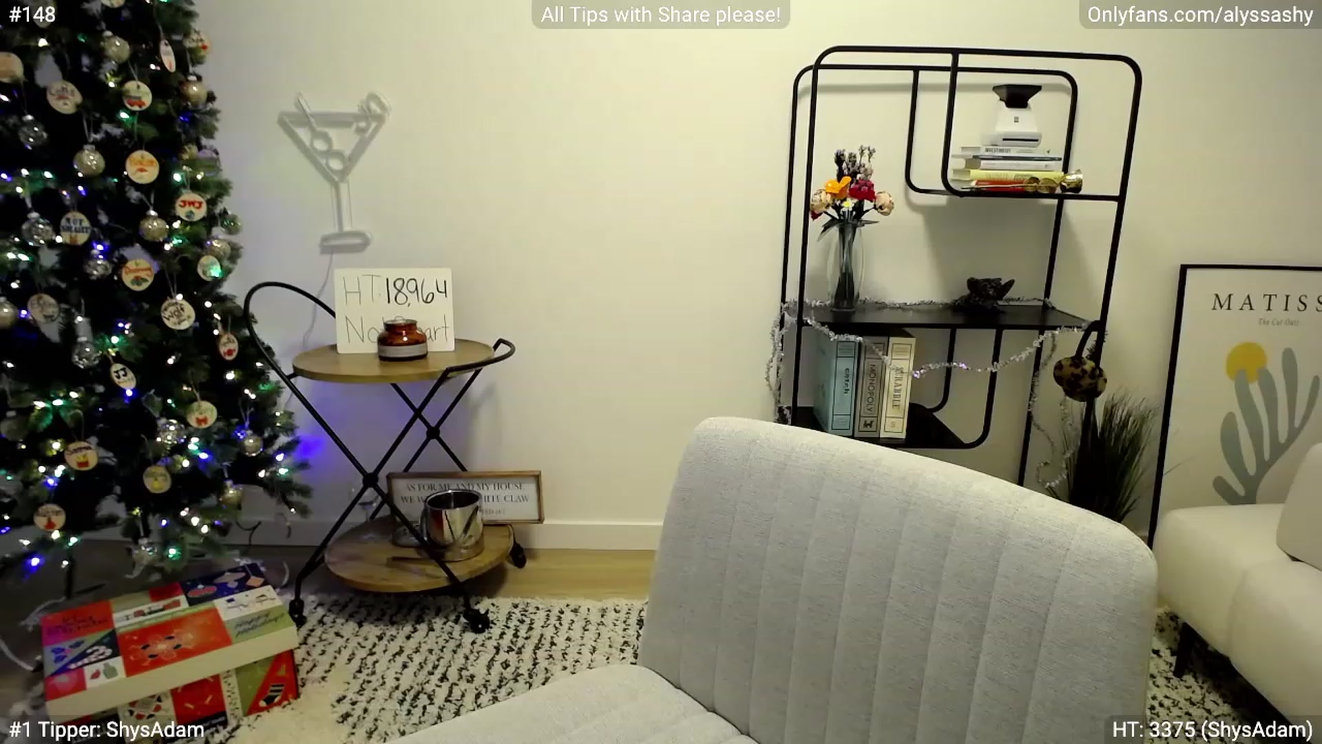 Gallery image thumbnail from AlyssaShy's myfreecams stream on, 12/20/2022, 23:48 image 1 of 20