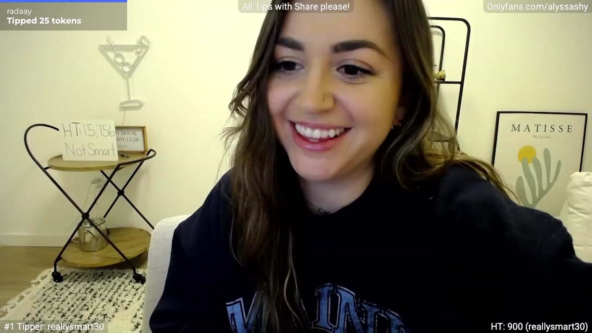 Gallery image thumbnail from AlyssaShy's myfreecams stream on, 01/18/2023, 23:15 image 17 of 20