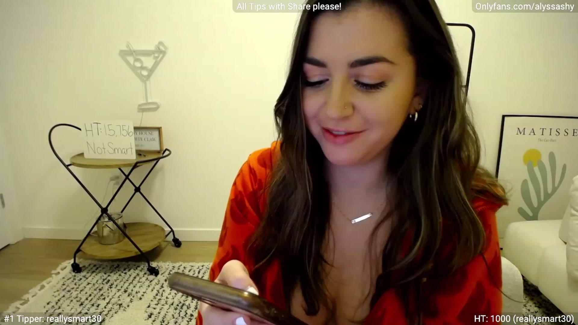 Gallery image thumbnail from AlyssaShy's myfreecams stream on, 01/20/2023, 23:53 image 6 of 20