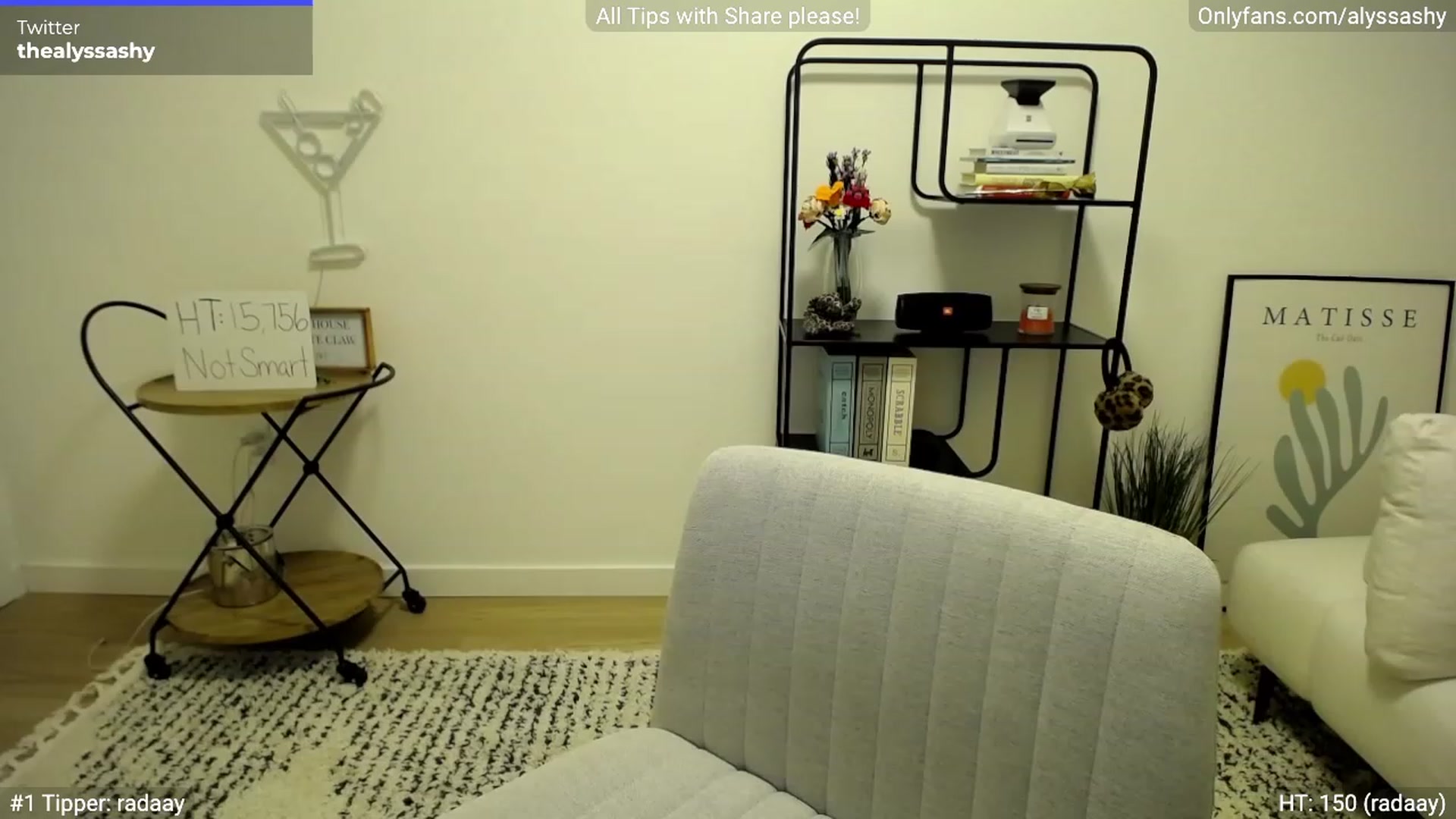 Gallery image thumbnail from AlyssaShy's myfreecams stream on, 01/25/2023, 23:31 image 8 of 20
