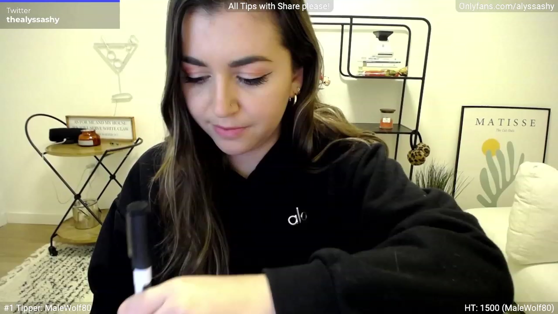 Gallery image thumbnail from AlyssaShy's myfreecams stream on, 02/02/2023, 23:28 image 2 of 20