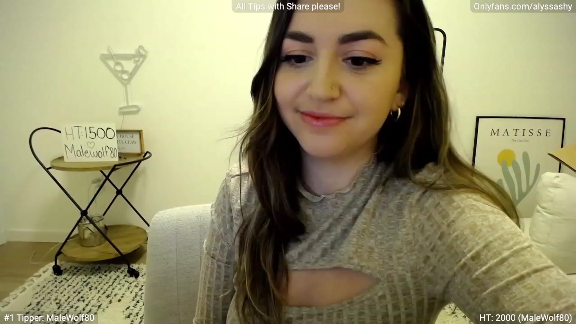 Gallery image thumbnail from AlyssaShy's myfreecams stream on, 02/06/2023, 23:45 image 11 of 20