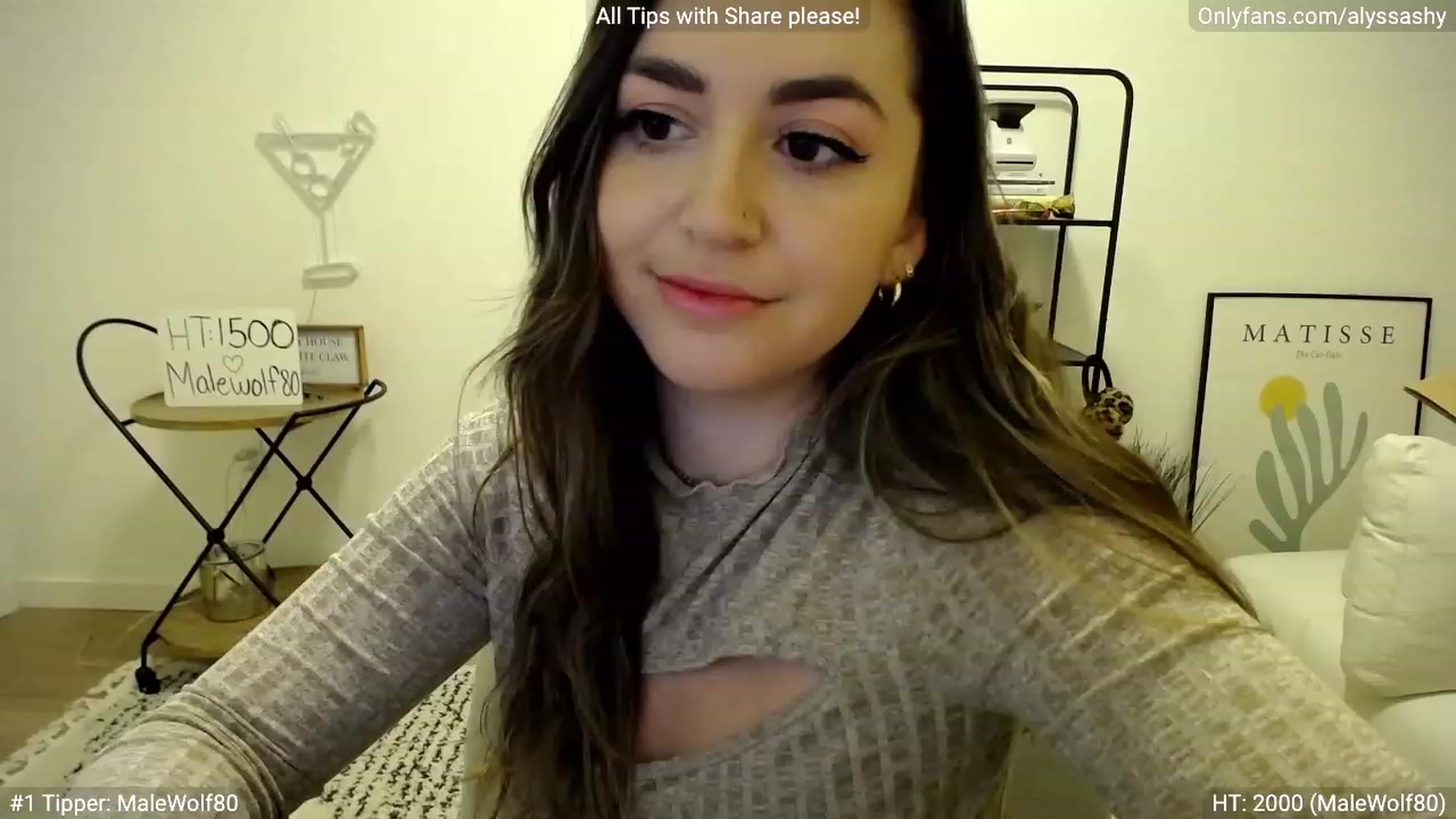 Gallery image thumbnail from AlyssaShy's myfreecams stream on, 02/06/2023, 23:45 image 8 of 20