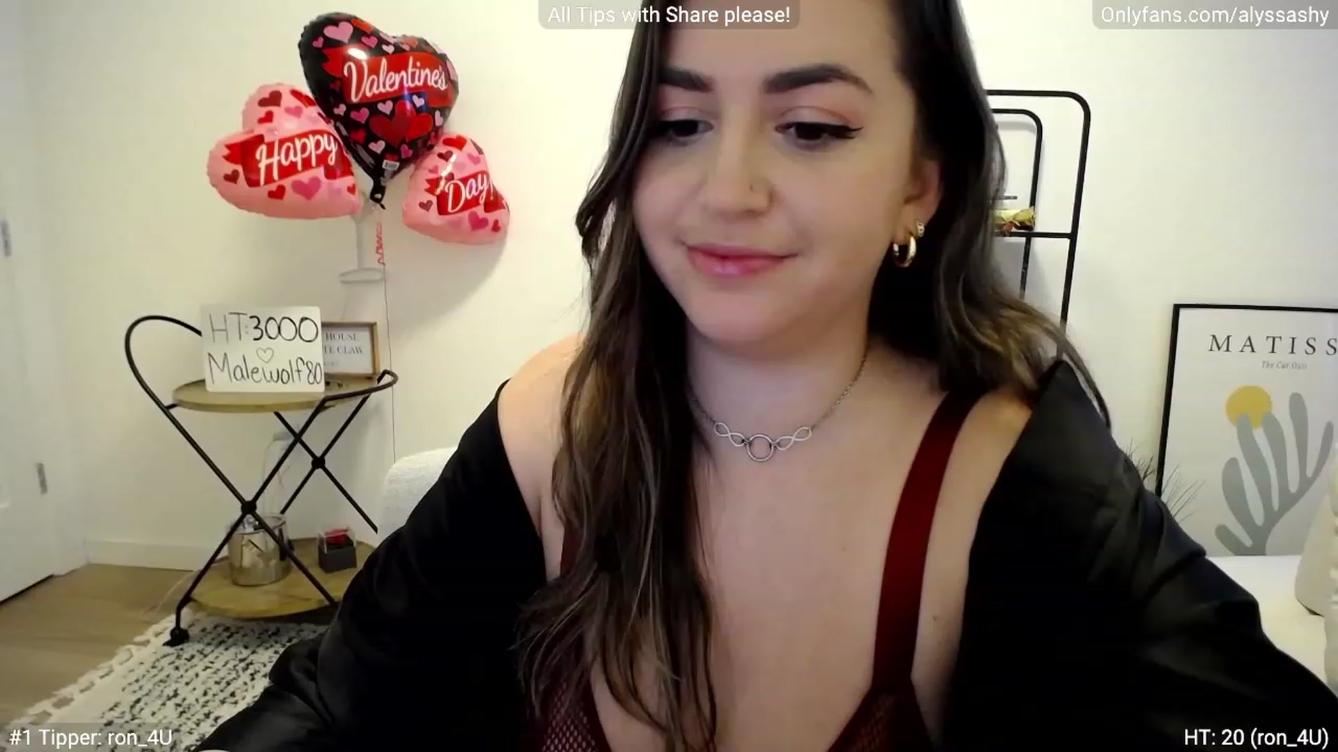Gallery image thumbnail from AlyssaShy's myfreecams stream on, 02/14/2023, 22:27 image 1 of 20