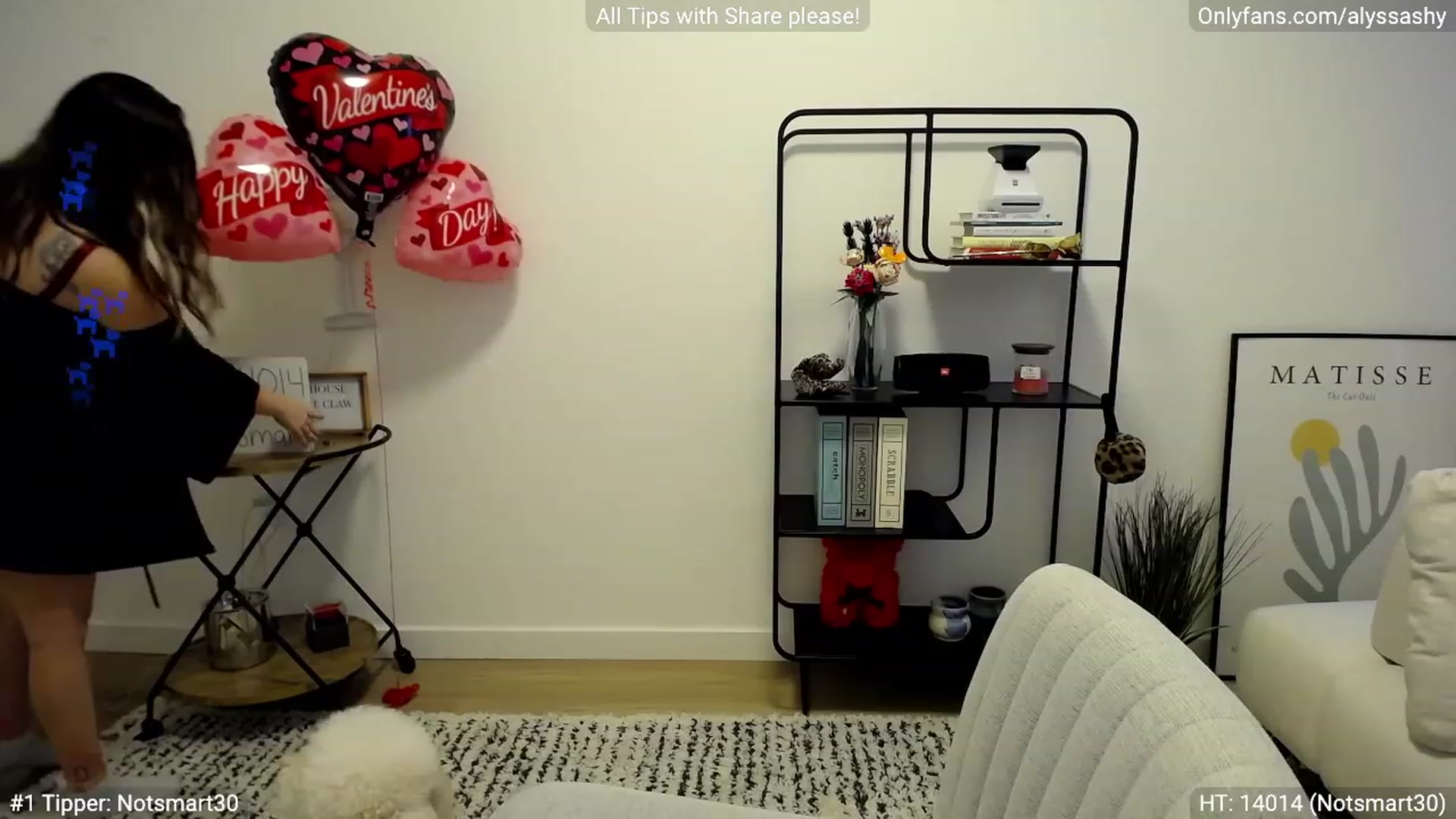 Gallery image thumbnail from AlyssaShy's myfreecams stream on, 02/14/2023, 22:27 image 9 of 20