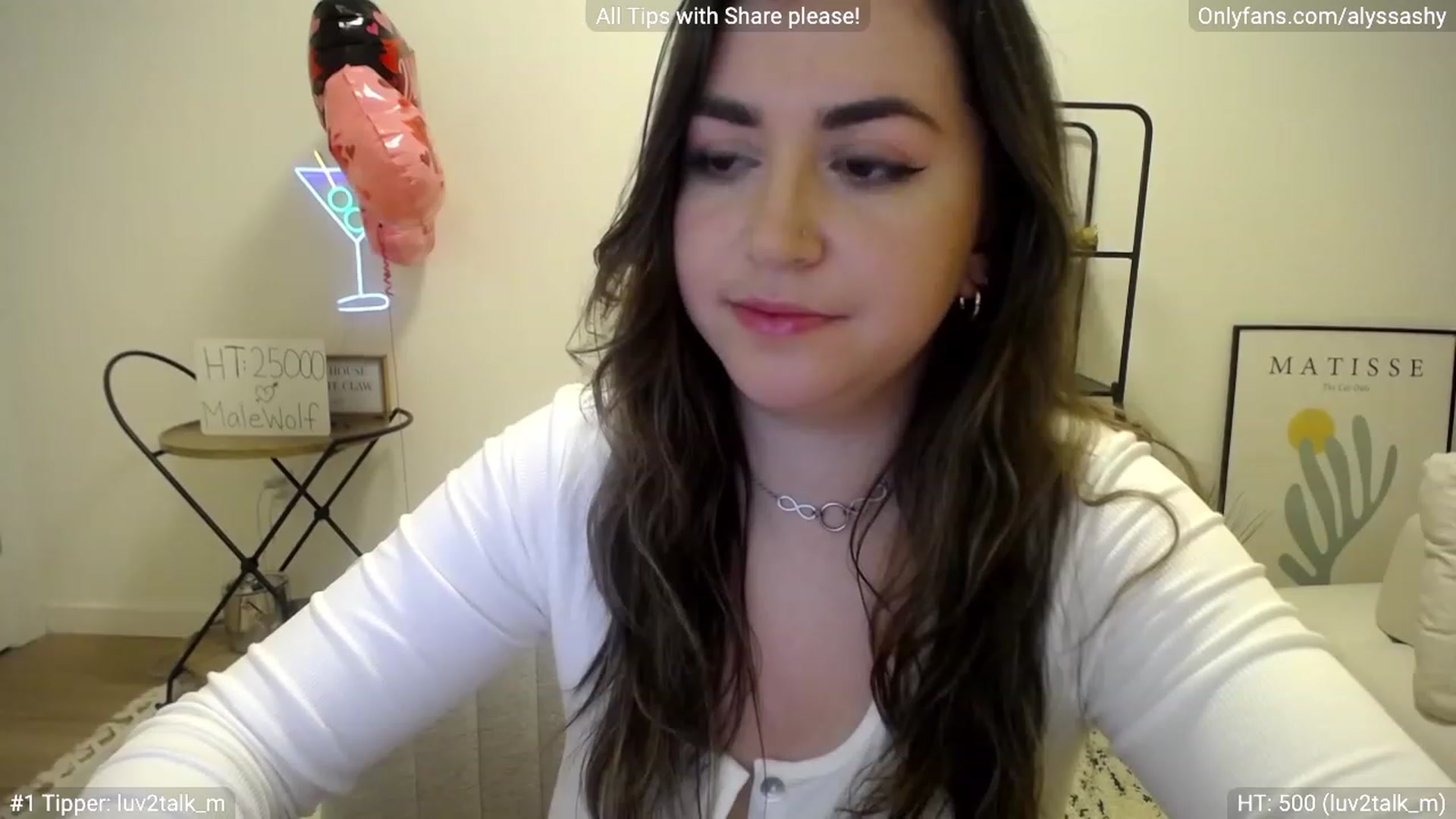 Gallery image thumbnail from AlyssaShy's myfreecams stream on, 02/18/2023, 24:08 image 16 of 20