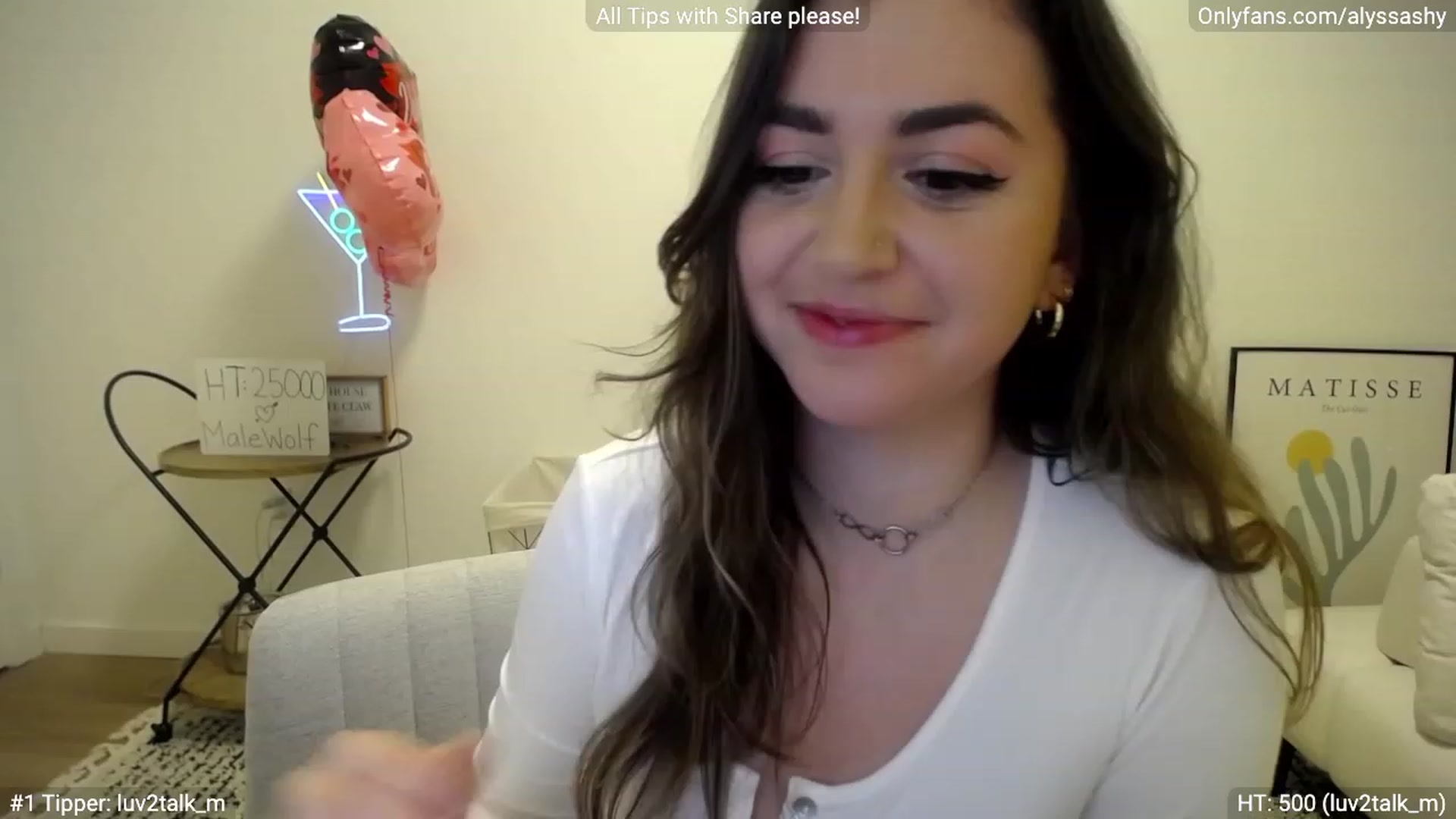 Gallery image thumbnail from AlyssaShy's myfreecams stream on, 02/18/2023, 24:08 image 7 of 20
