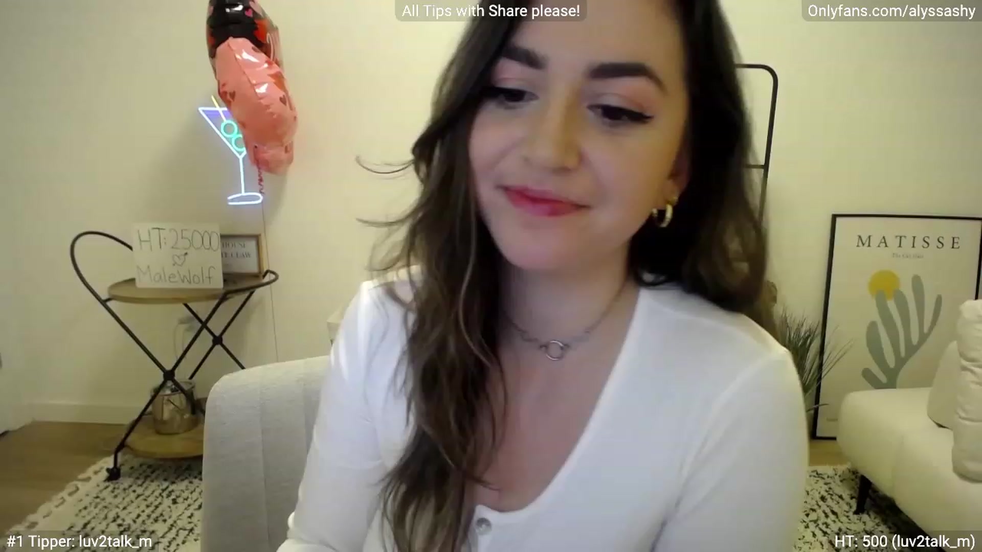 Gallery image thumbnail from AlyssaShy's myfreecams stream on, 02/18/2023, 24:08 image 5 of 20