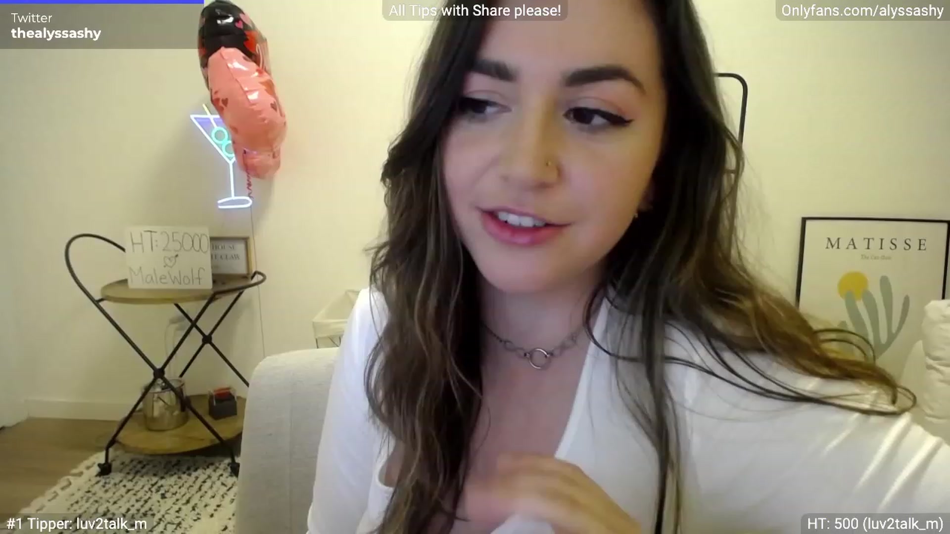 Gallery image thumbnail from AlyssaShy's myfreecams stream on, 02/18/2023, 01:42 image 1 of 20