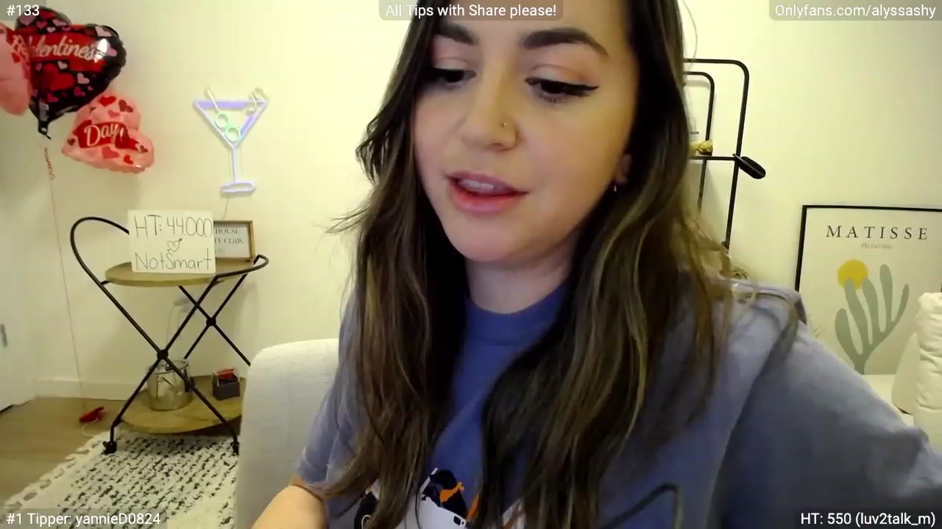 Gallery image thumbnail from AlyssaShy's myfreecams stream on, 02/25/2023, 24:03 image 15 of 20