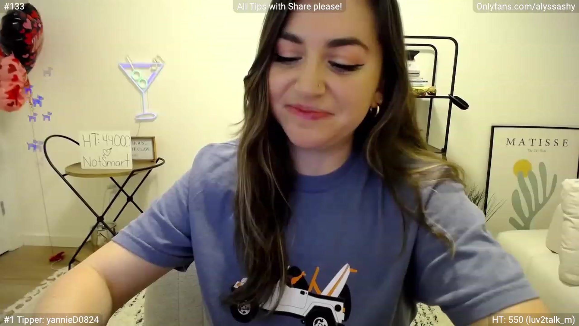 Gallery image thumbnail from AlyssaShy's myfreecams stream on, 02/25/2023, 24:03 image 17 of 20