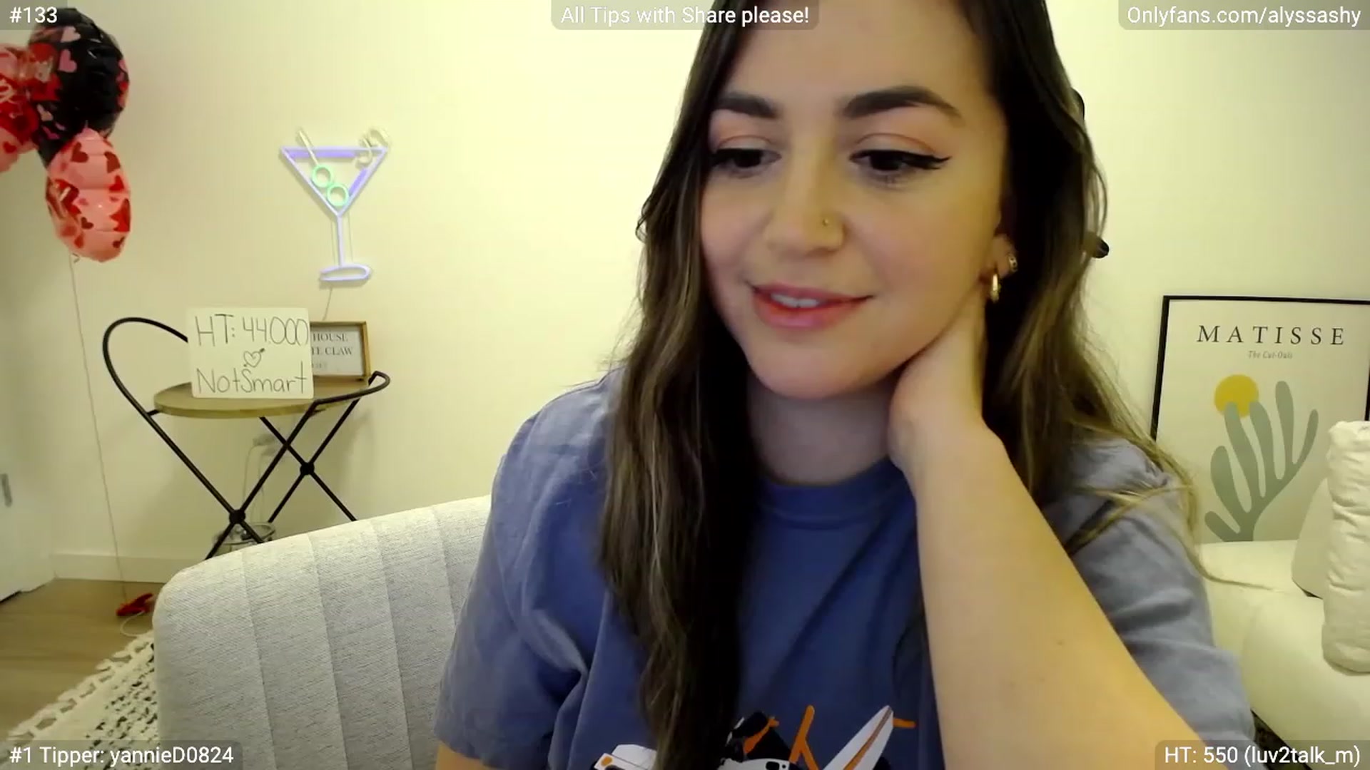 Gallery image thumbnail from AlyssaShy's myfreecams stream on, 02/25/2023, 24:03 image 19 of 20