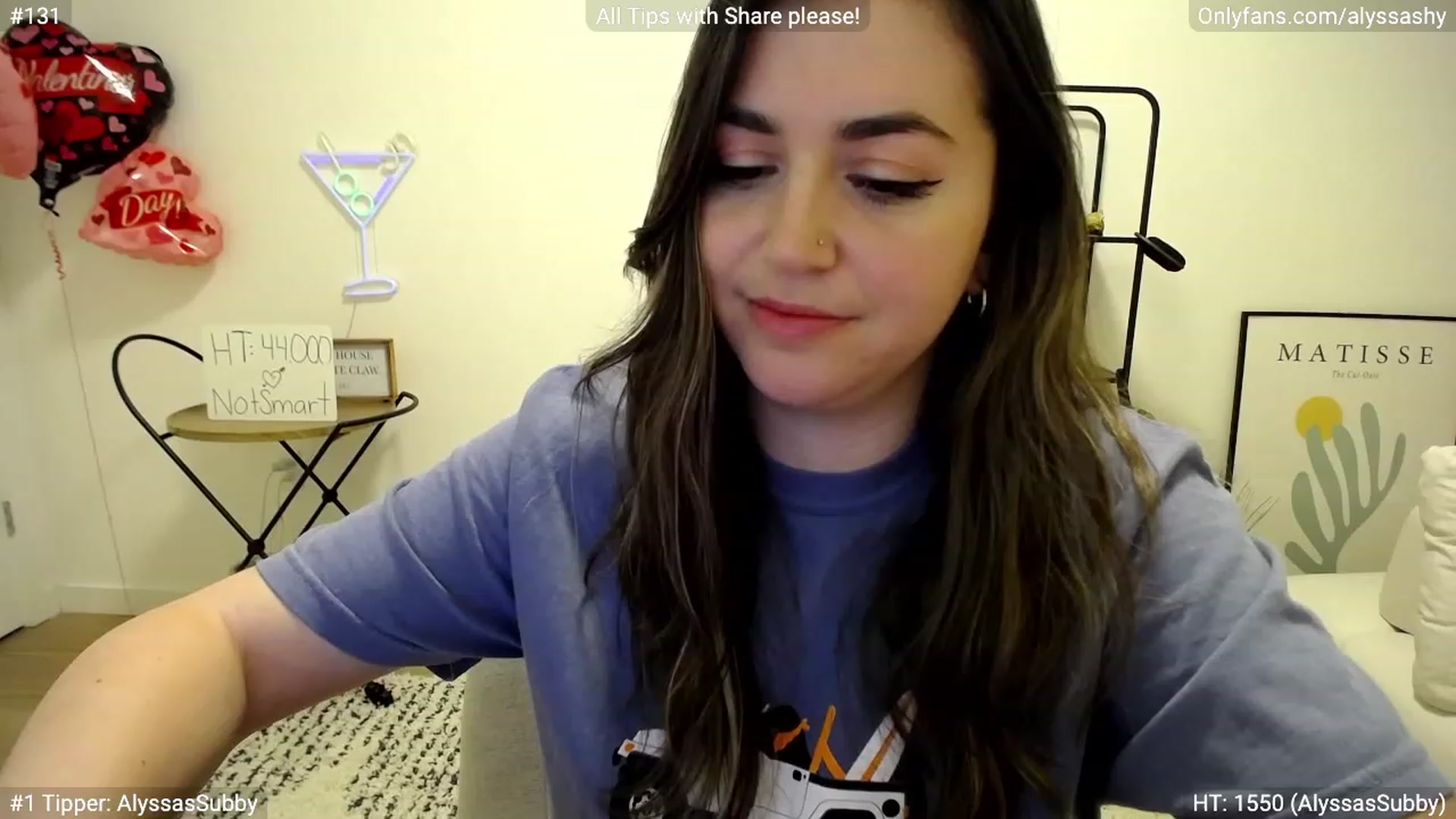 Gallery image thumbnail from AlyssaShy's myfreecams stream on, 02/25/2023, 02:18 image 14 of 20