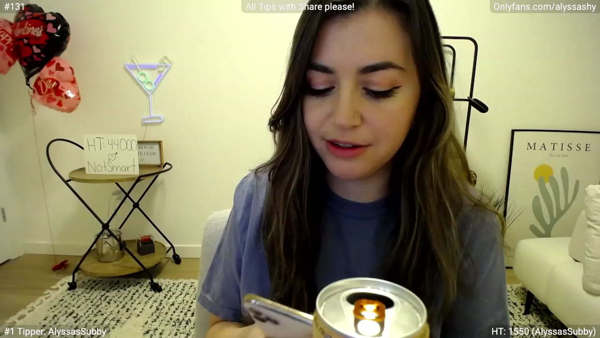 Gallery image thumbnail from AlyssaShy's myfreecams stream on, 02/25/2023, 02:18 image 6 of 20