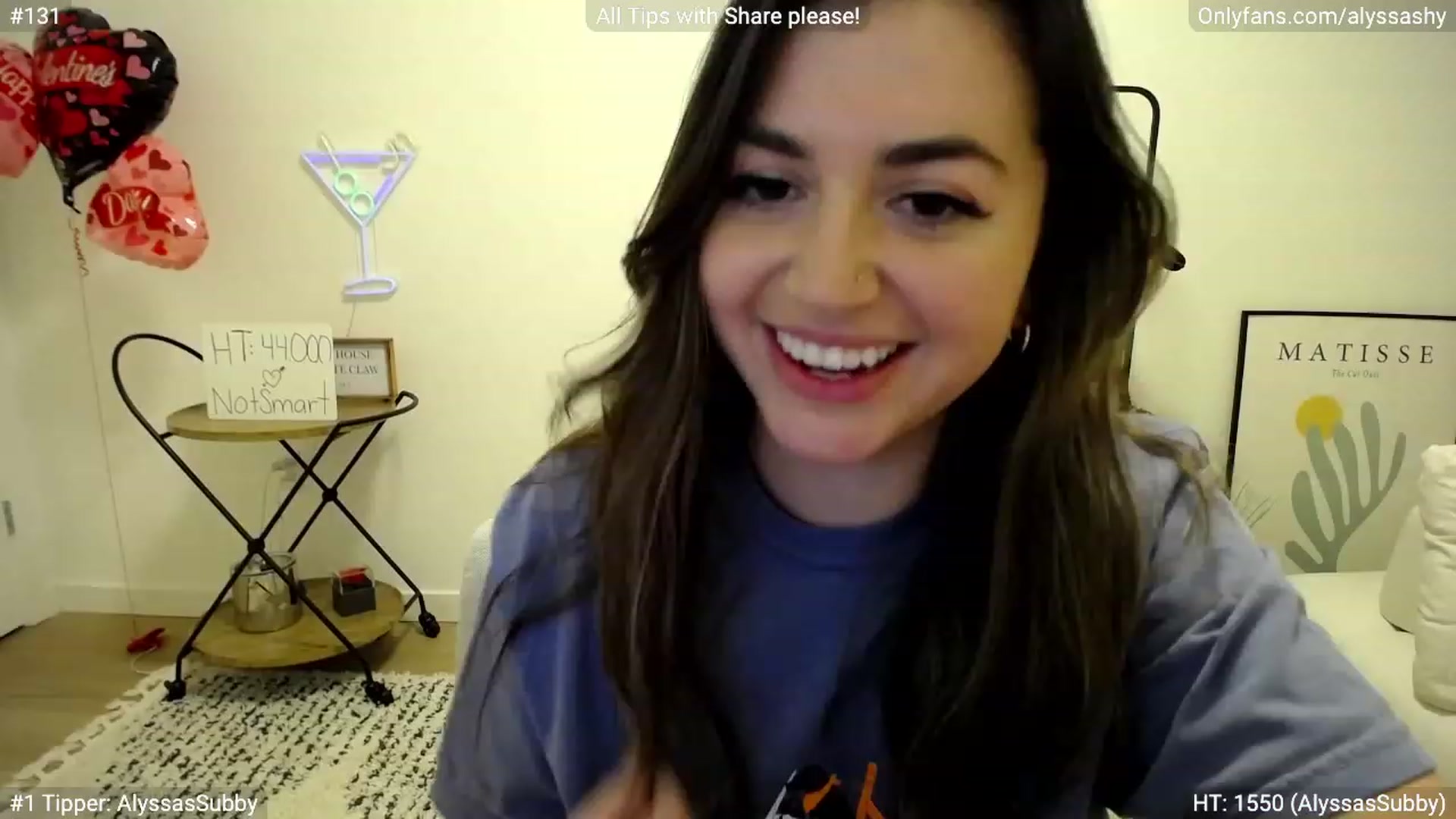 Gallery image thumbnail from AlyssaShy's myfreecams stream on, 02/25/2023, 02:18 image 11 of 20
