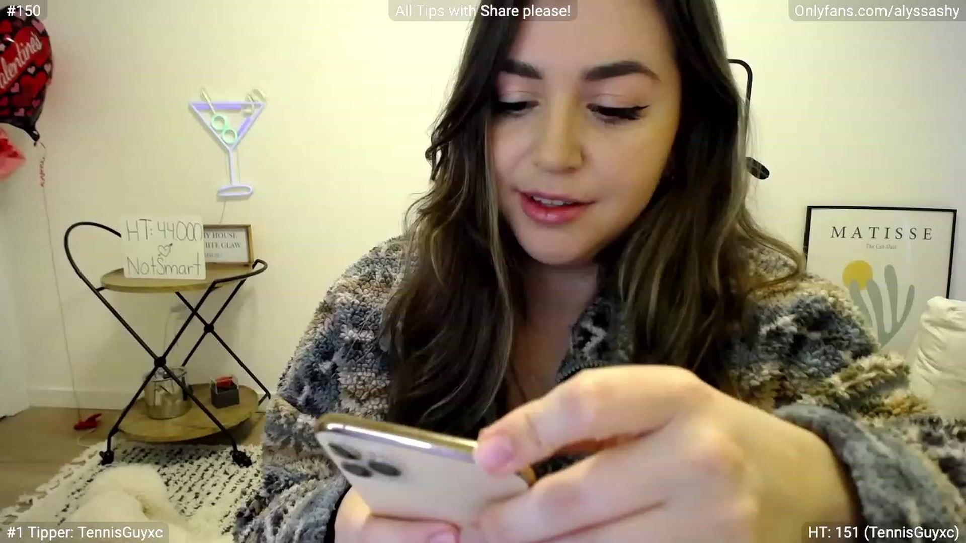 Gallery image thumbnail from AlyssaShy's myfreecams stream on, 02/27/2023, 22:00 image 11 of 20