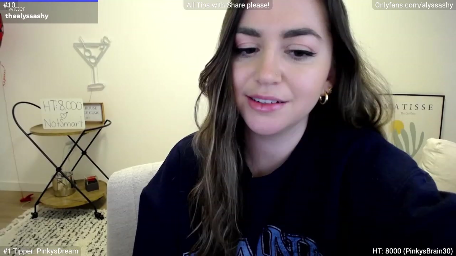 Gallery image thumbnail from AlyssaShy's myfreecams stream on, 03/01/2023, 22:07 image 14 of 20