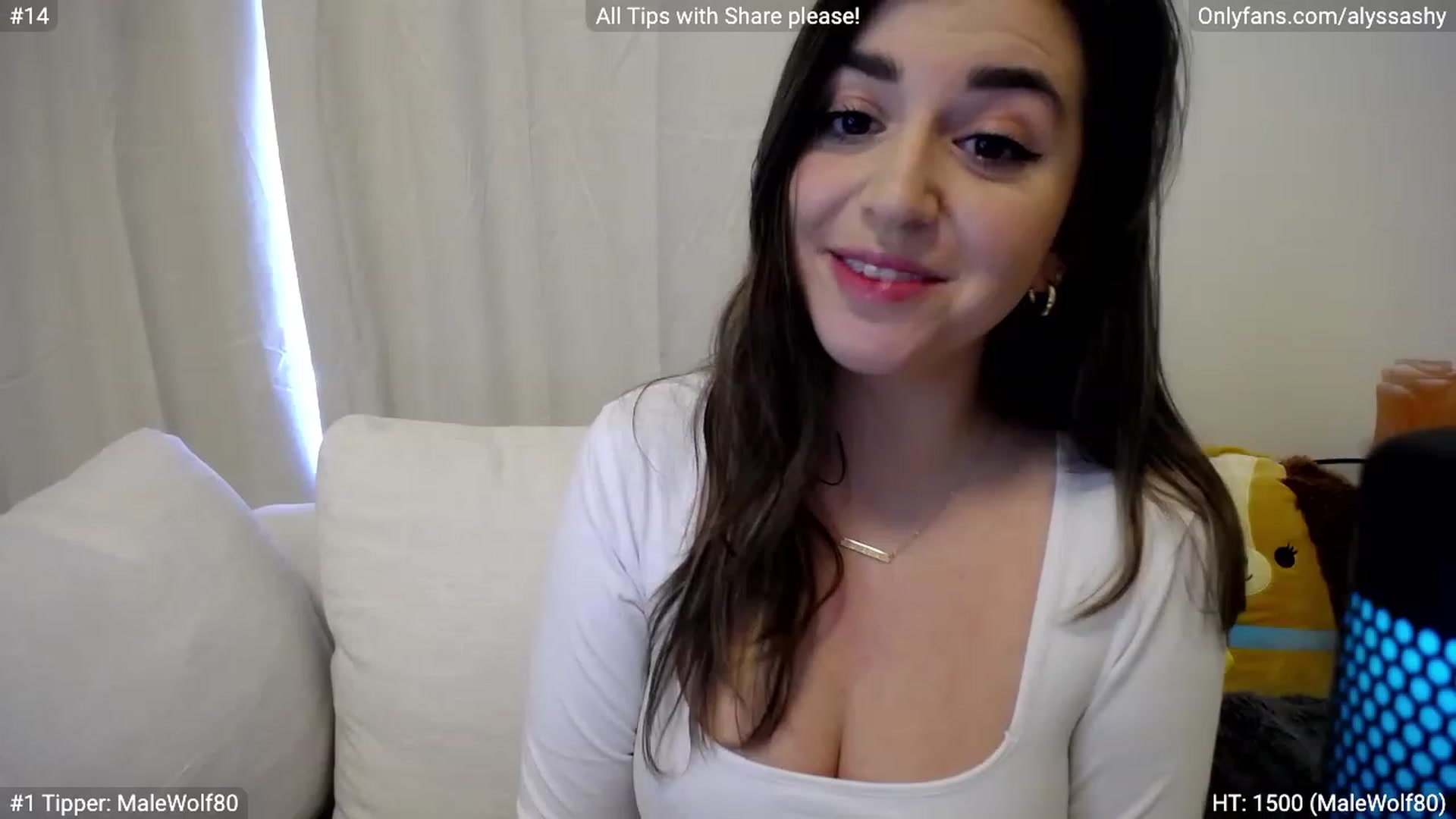 Gallery image thumbnail from AlyssaShy's myfreecams stream on, 03/15/2023, 20:44 image 6 of 20