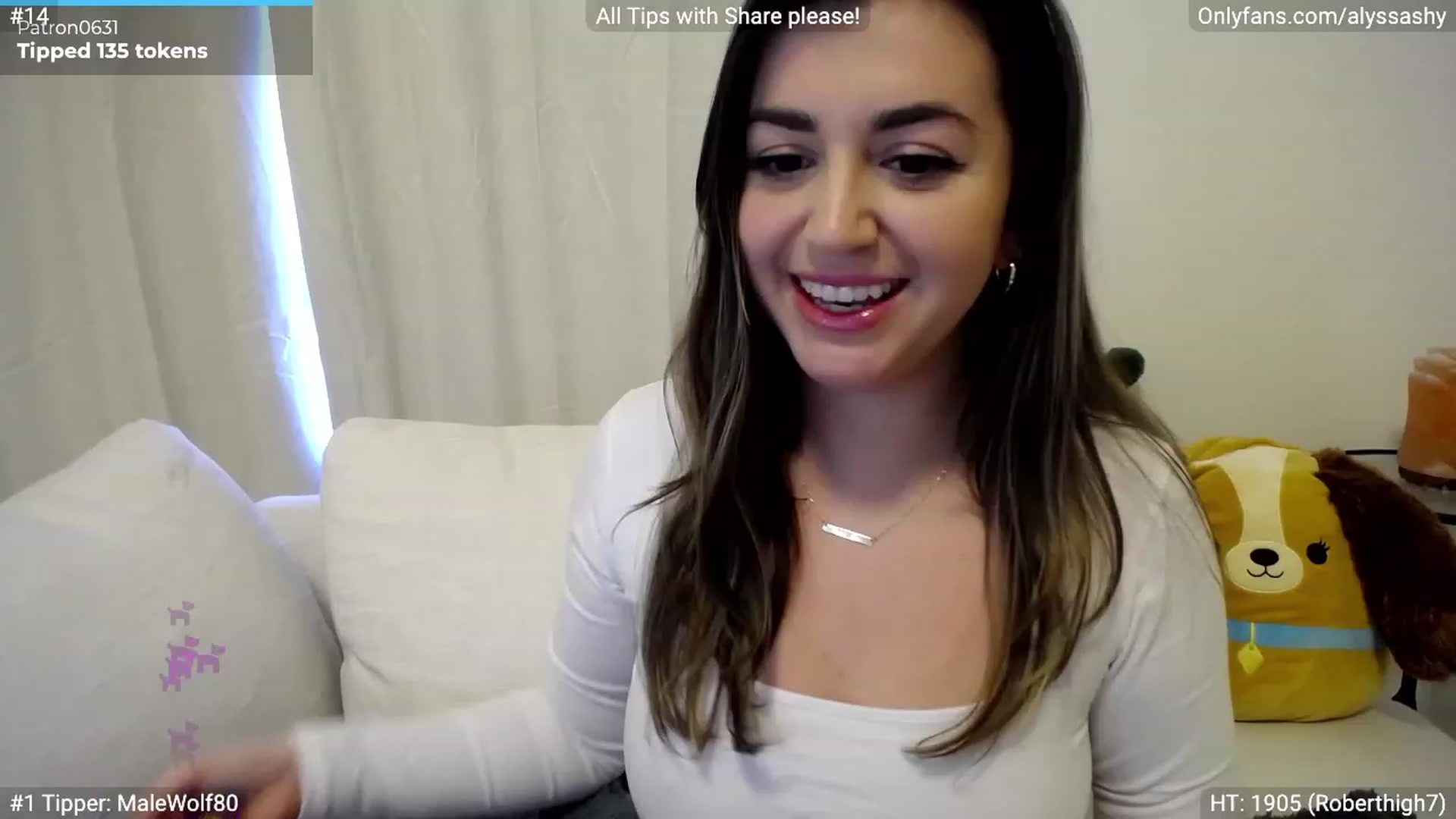 Gallery image thumbnail from AlyssaShy's myfreecams stream on, 03/15/2023, 22:24 image 1 of 20