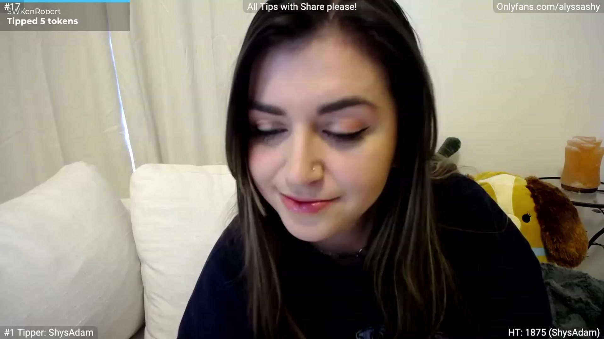 Gallery image thumbnail from AlyssaShy's myfreecams stream on, 03/16/2023, 23:19 image 3 of 20