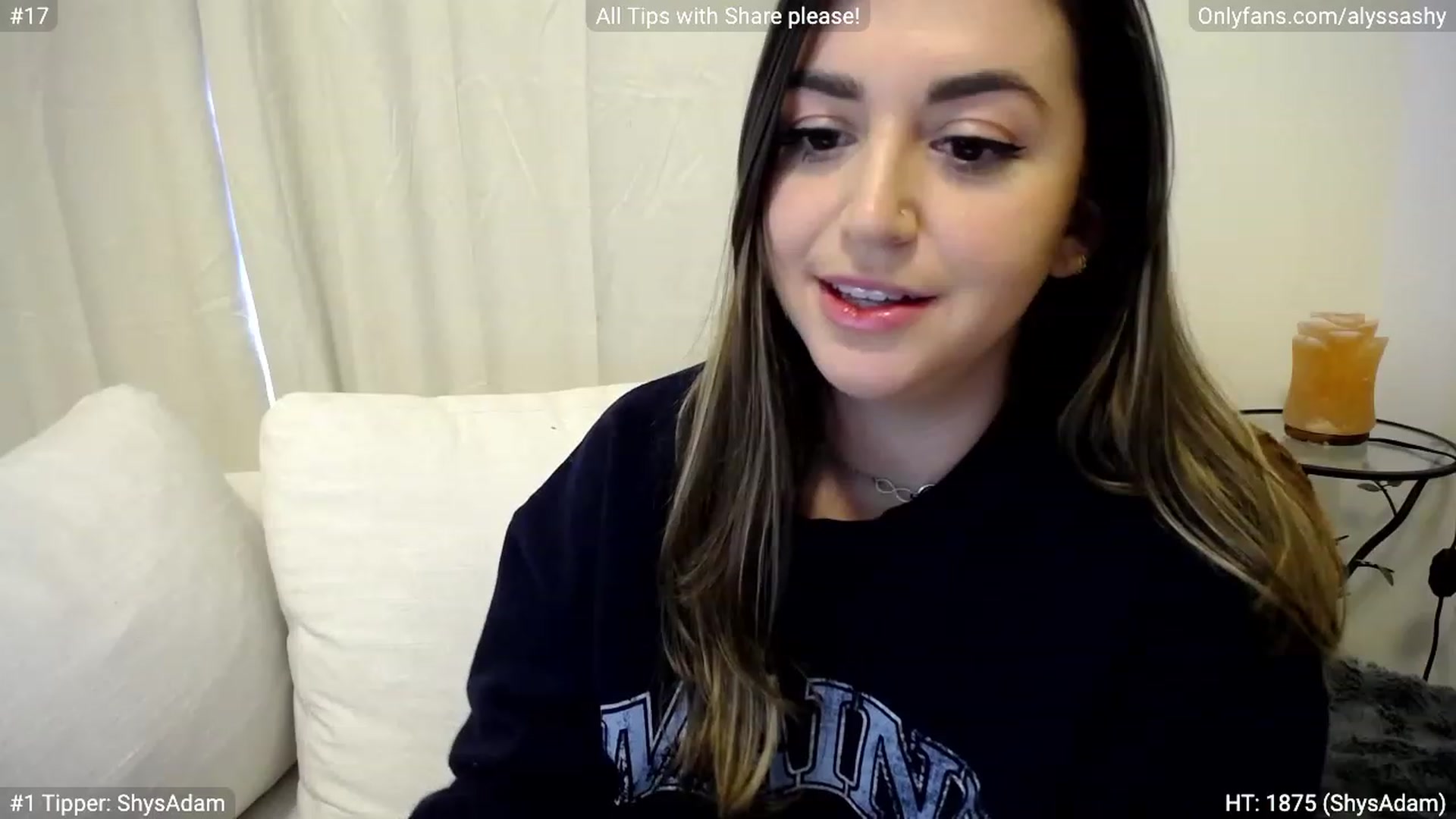 Gallery image thumbnail from AlyssaShy's myfreecams stream on, 03/16/2023, 23:19 image 5 of 20