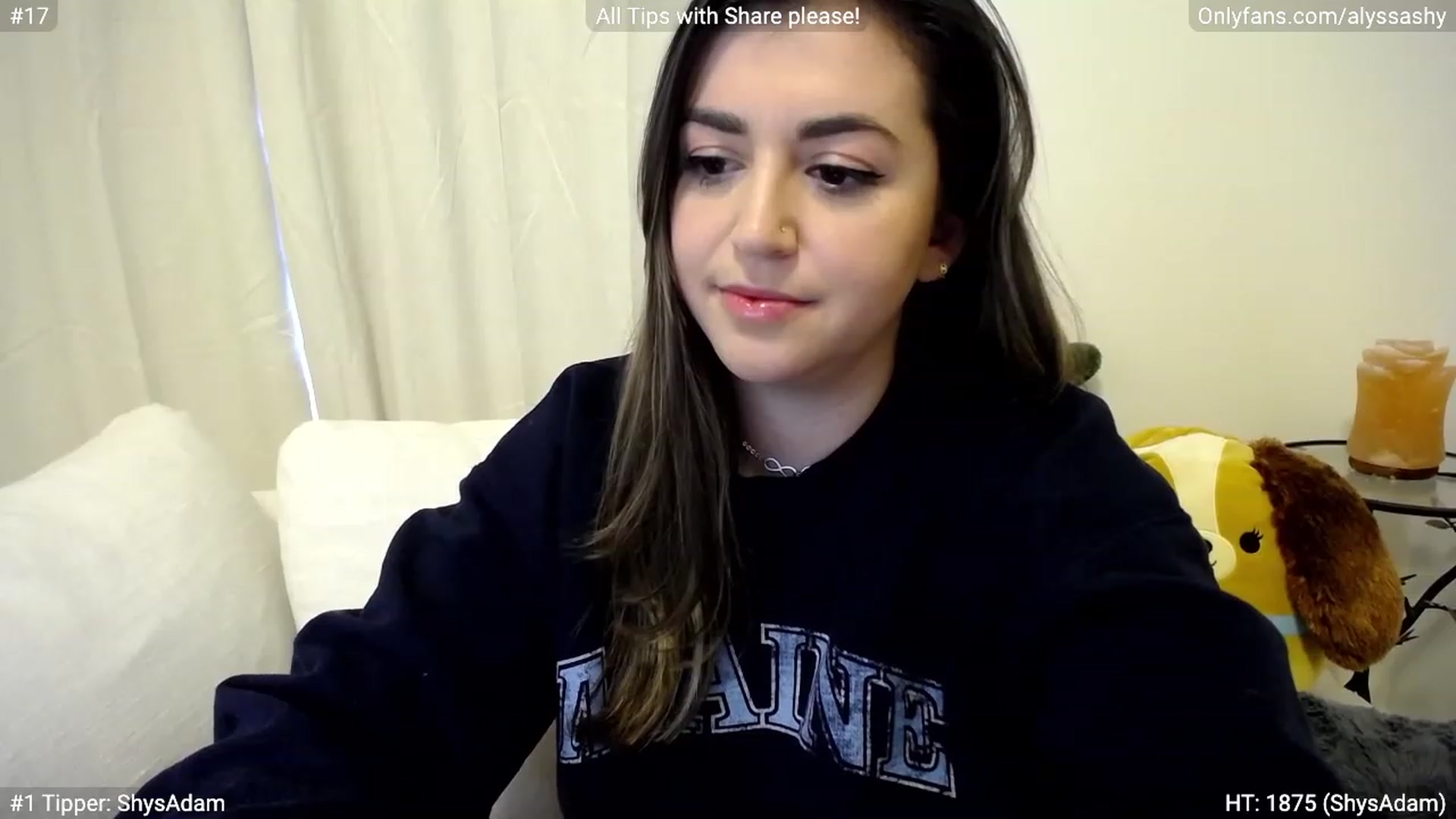 Gallery image thumbnail from AlyssaShy's myfreecams stream on, 03/16/2023, 23:19 image 10 of 20