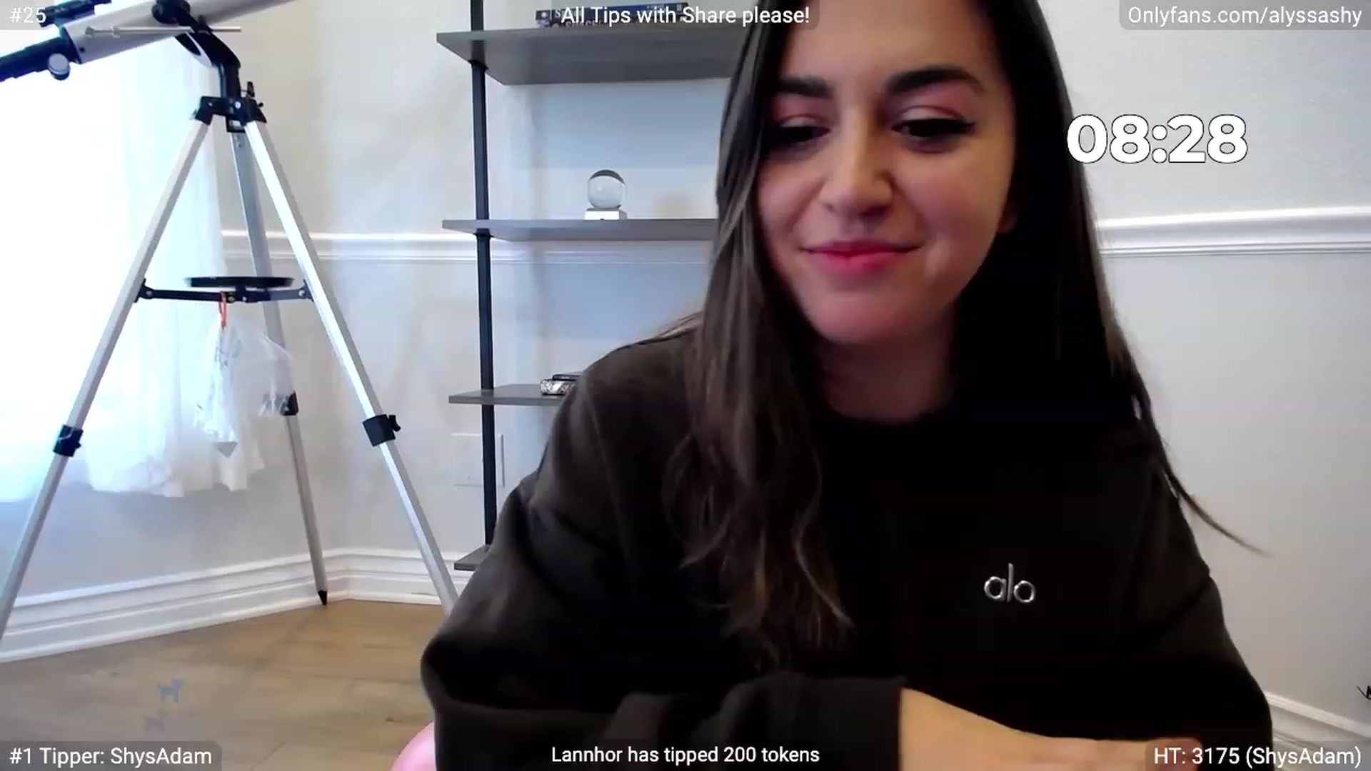 Gallery image thumbnail from AlyssaShy's myfreecams stream on, 03/22/2023, 24:51 image 17 of 20
