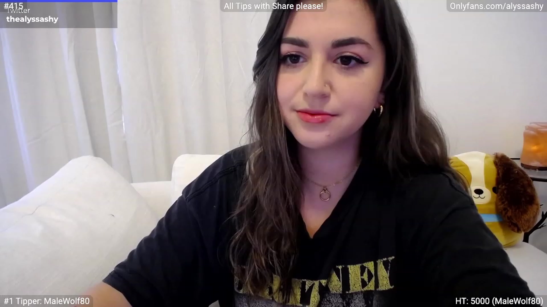 Gallery image thumbnail from AlyssaShy's myfreecams stream on, 04/06/2023, 20:14 image 6 of 20