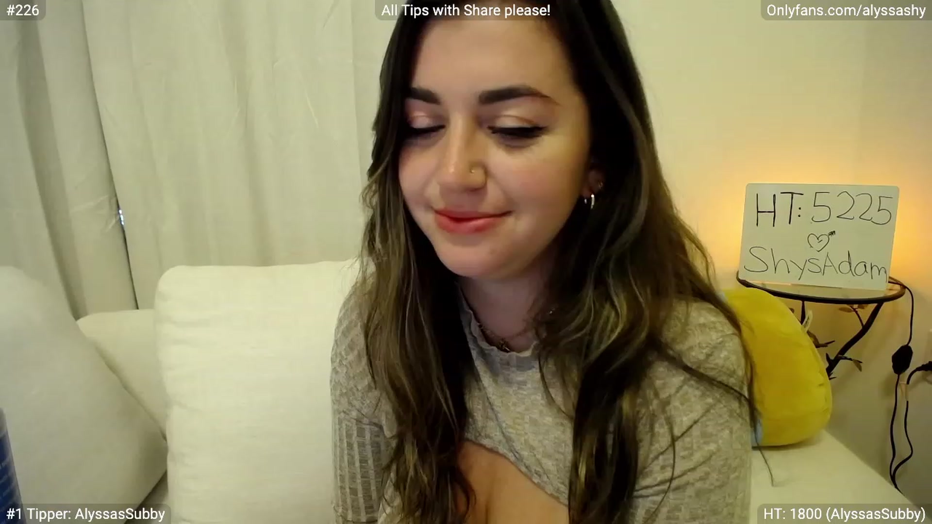 Gallery image thumbnail from AlyssaShy's myfreecams stream on, 04/16/2023, 01:54 image 7 of 20