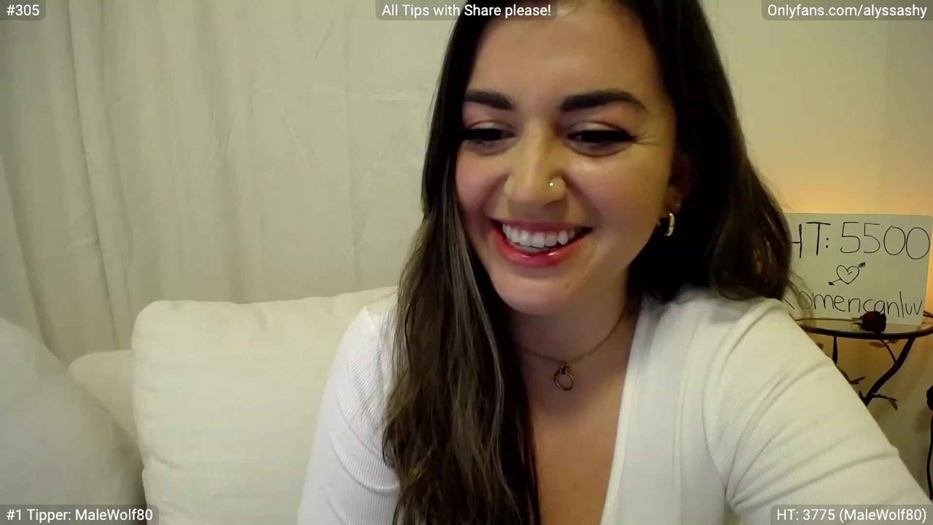 Gallery image thumbnail from AlyssaShy's myfreecams stream on, 04/30/2023, 24:04 image 9 of 20