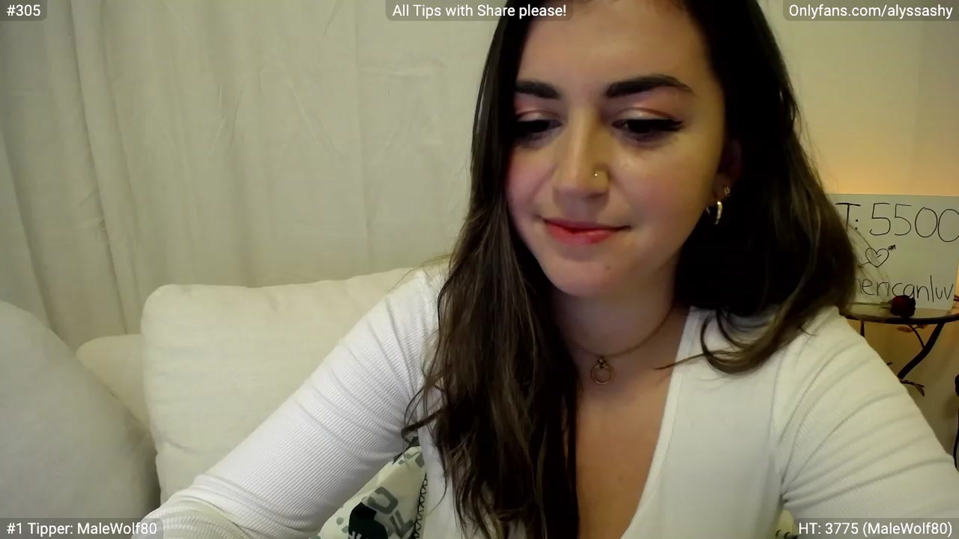 Gallery image thumbnail from AlyssaShy's myfreecams stream on, 04/30/2023, 24:04 image 14 of 20