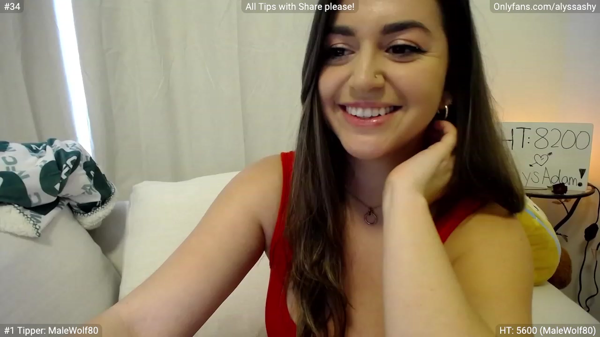 Gallery image thumbnail from AlyssaShy's myfreecams stream on, 05/05/2023, 20:44 image 6 of 20