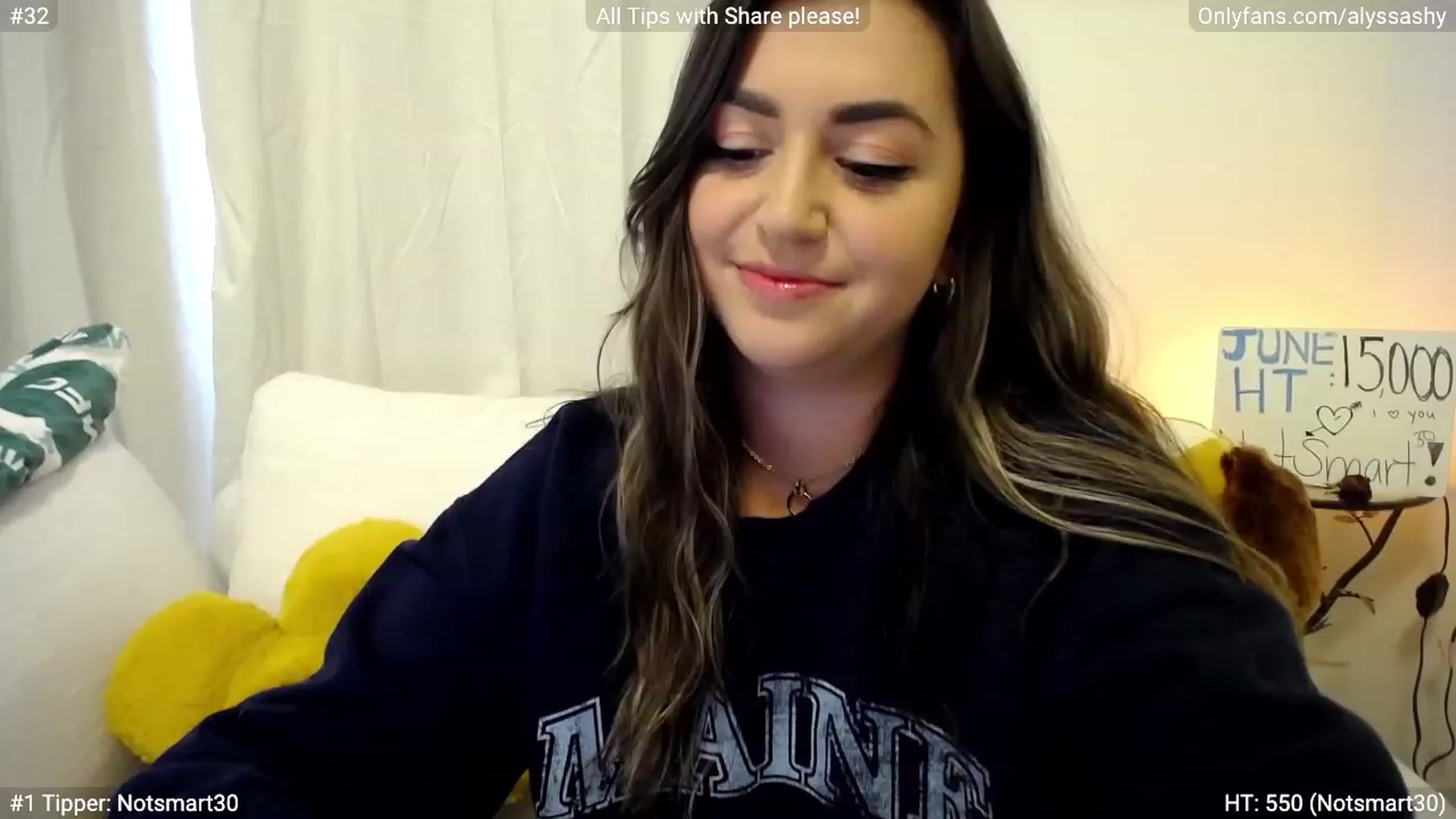 Gallery image thumbnail from AlyssaShy's myfreecams stream on, 06/05/2023, 23:34 image 1 of 20