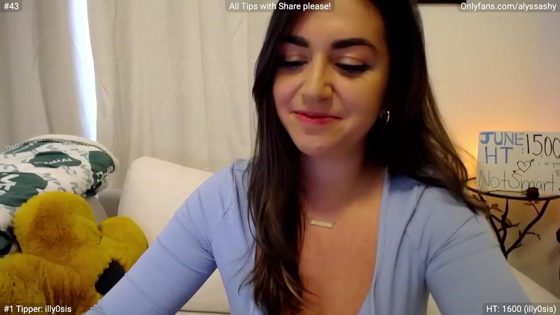 Gallery image thumbnail from AlyssaShy's myfreecams stream on, 06/08/2023, 23:31 image 5 of 20