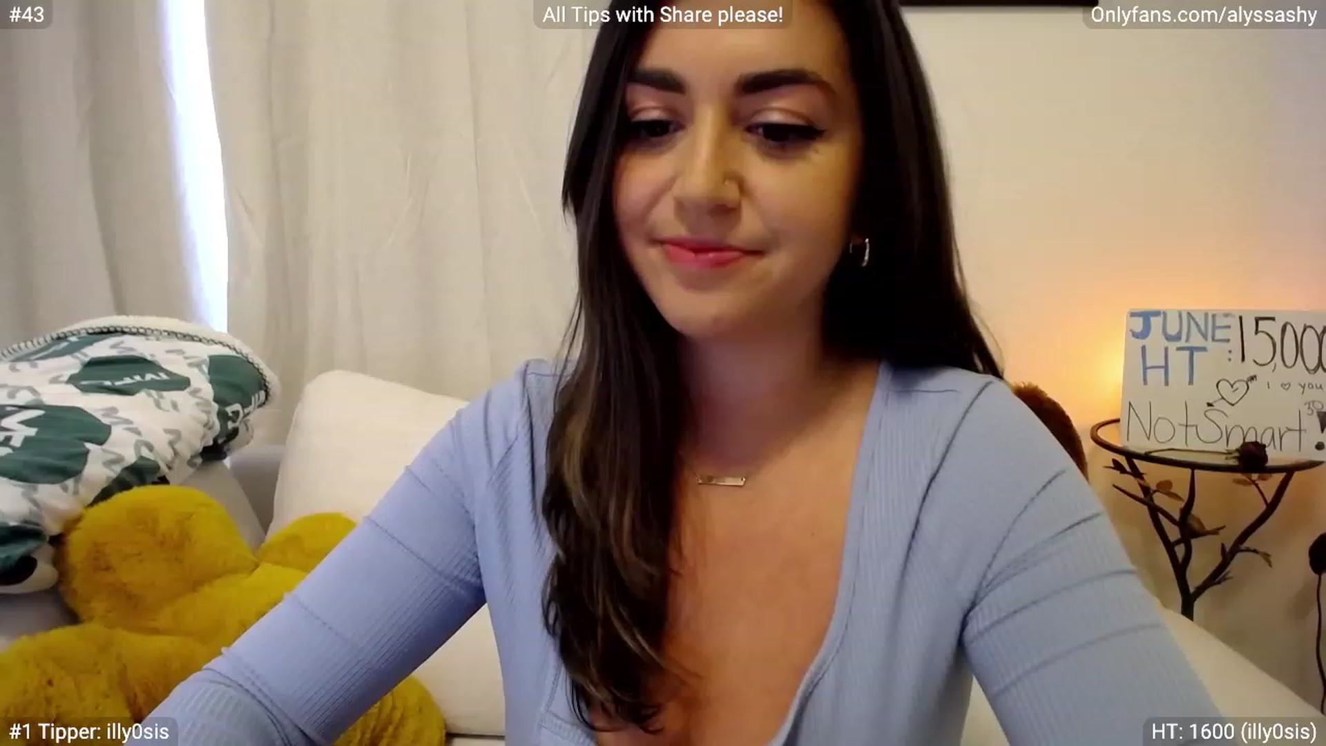 Gallery image thumbnail from AlyssaShy's myfreecams stream on, 06/08/2023, 23:31 image 1 of 20