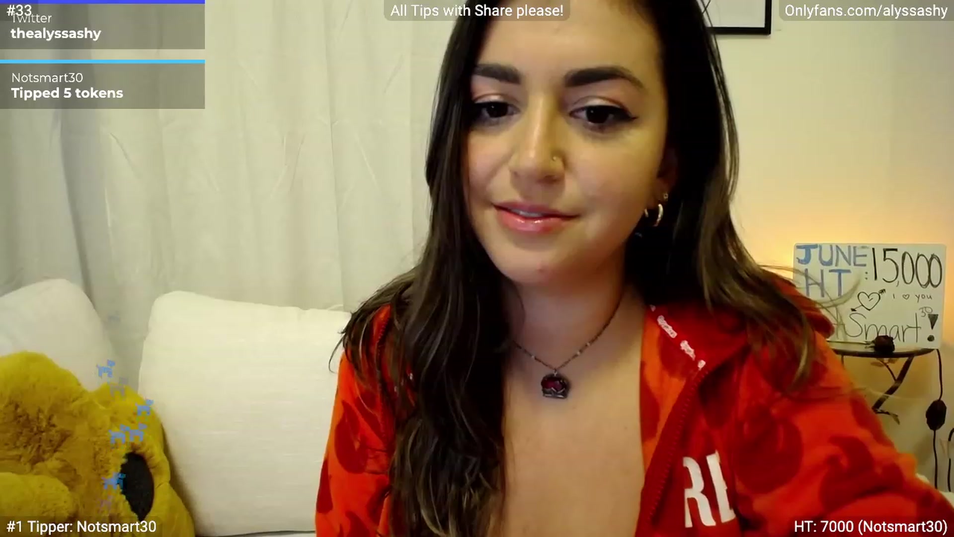 Gallery image thumbnail from AlyssaShy's myfreecams stream on, 06/10/2023, 24:05 image 19 of 20
