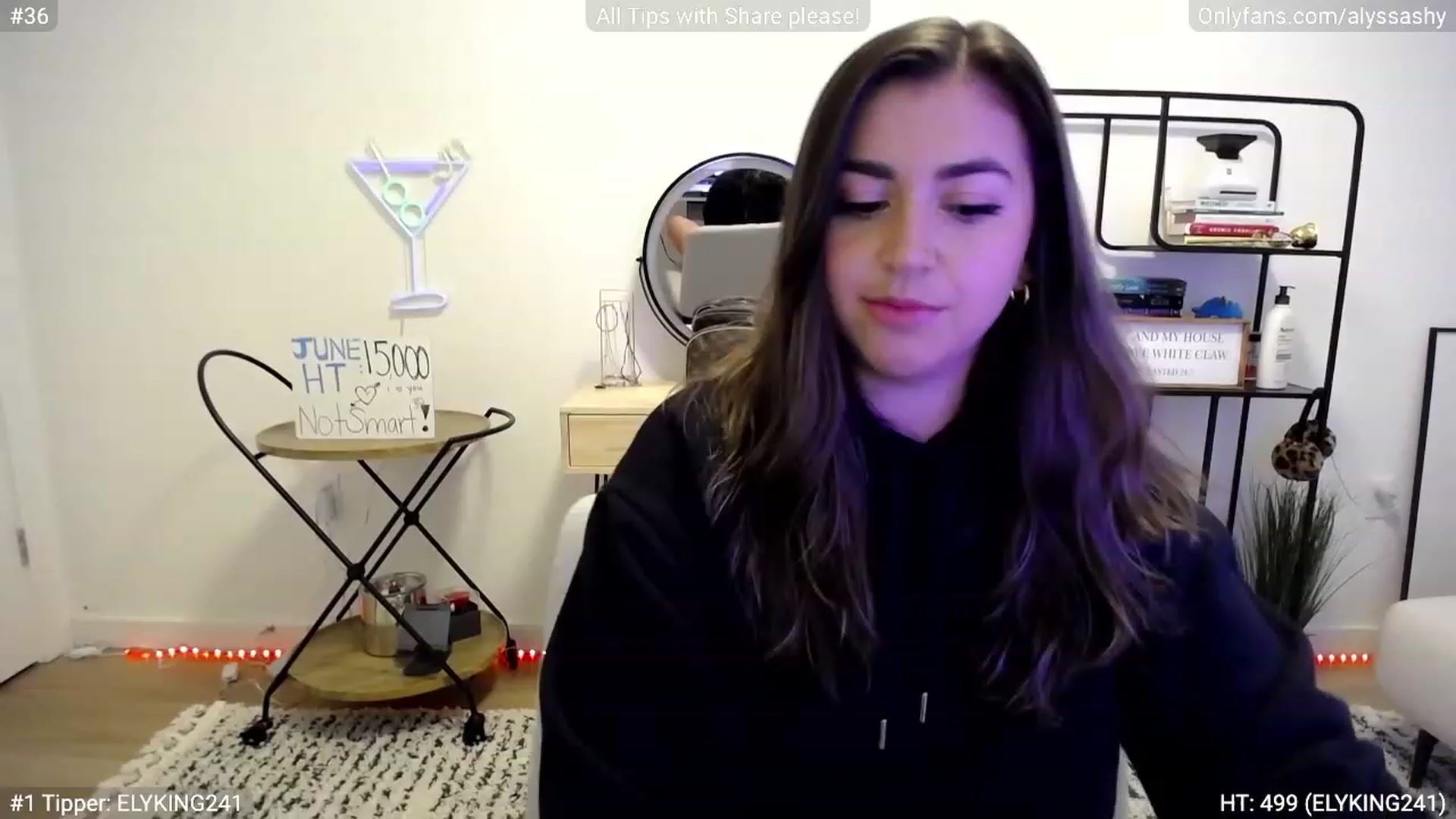 Gallery image thumbnail from AlyssaShy's myfreecams stream on, 06/10/2023, 21:38 image 6 of 20